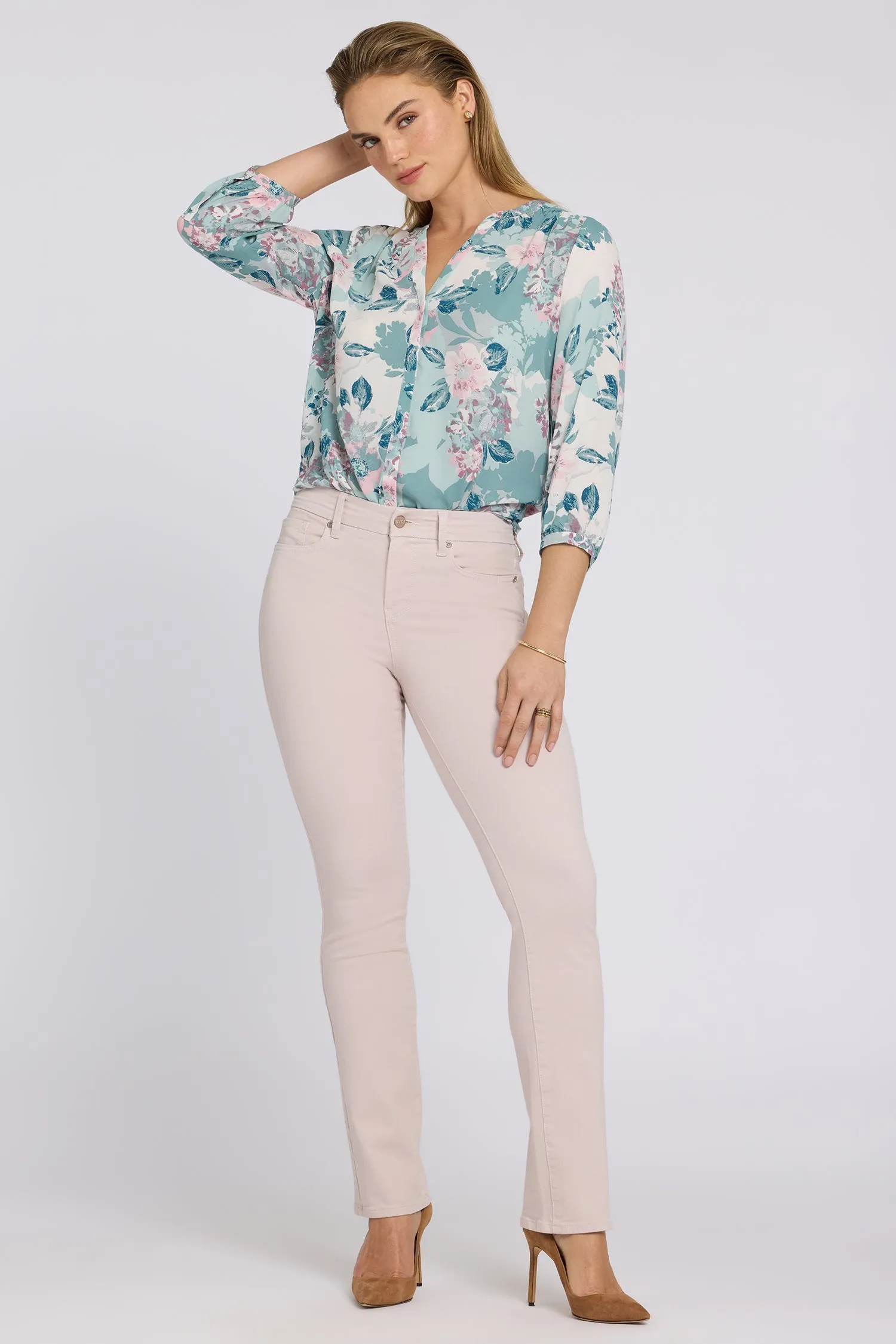 Waist-Match™ Marilyn Straight Jeans - Rock Flower sold by NYDJ