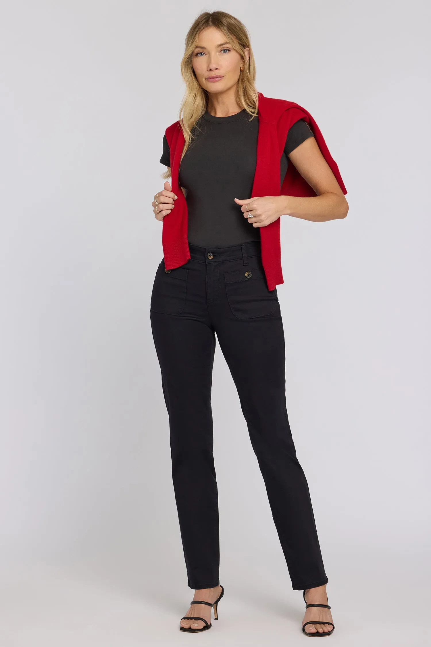 Marilyn Straight Jeans - Black sold by NYDJ