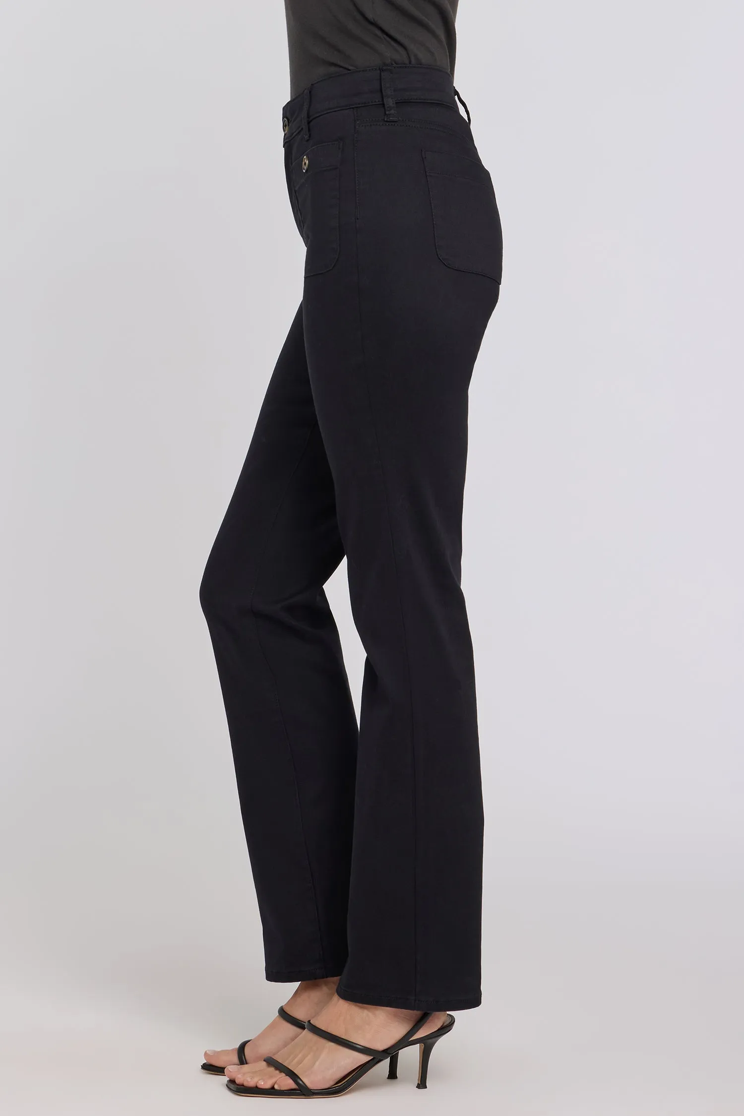 Marilyn Straight Jeans - Black sold by NYDJ product image thumbnail 4