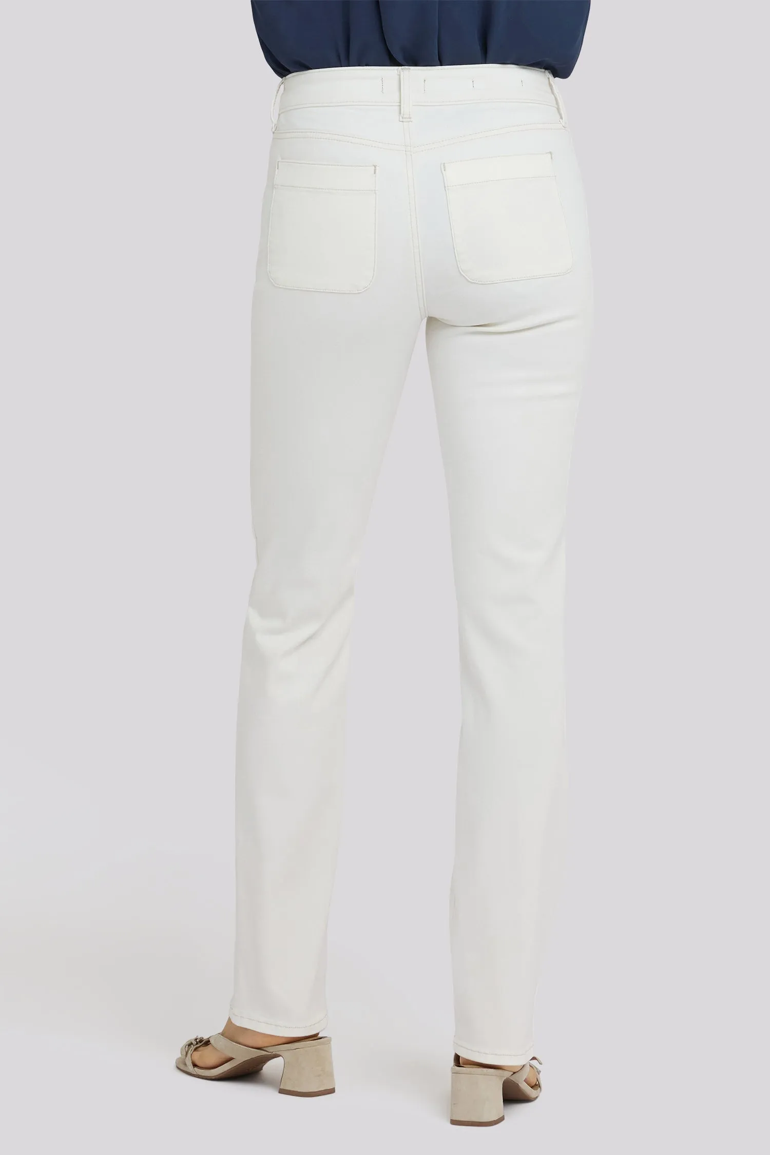 Marilyn Straight Jeans - Vintage White sold by NYDJ product image thumbnail 3