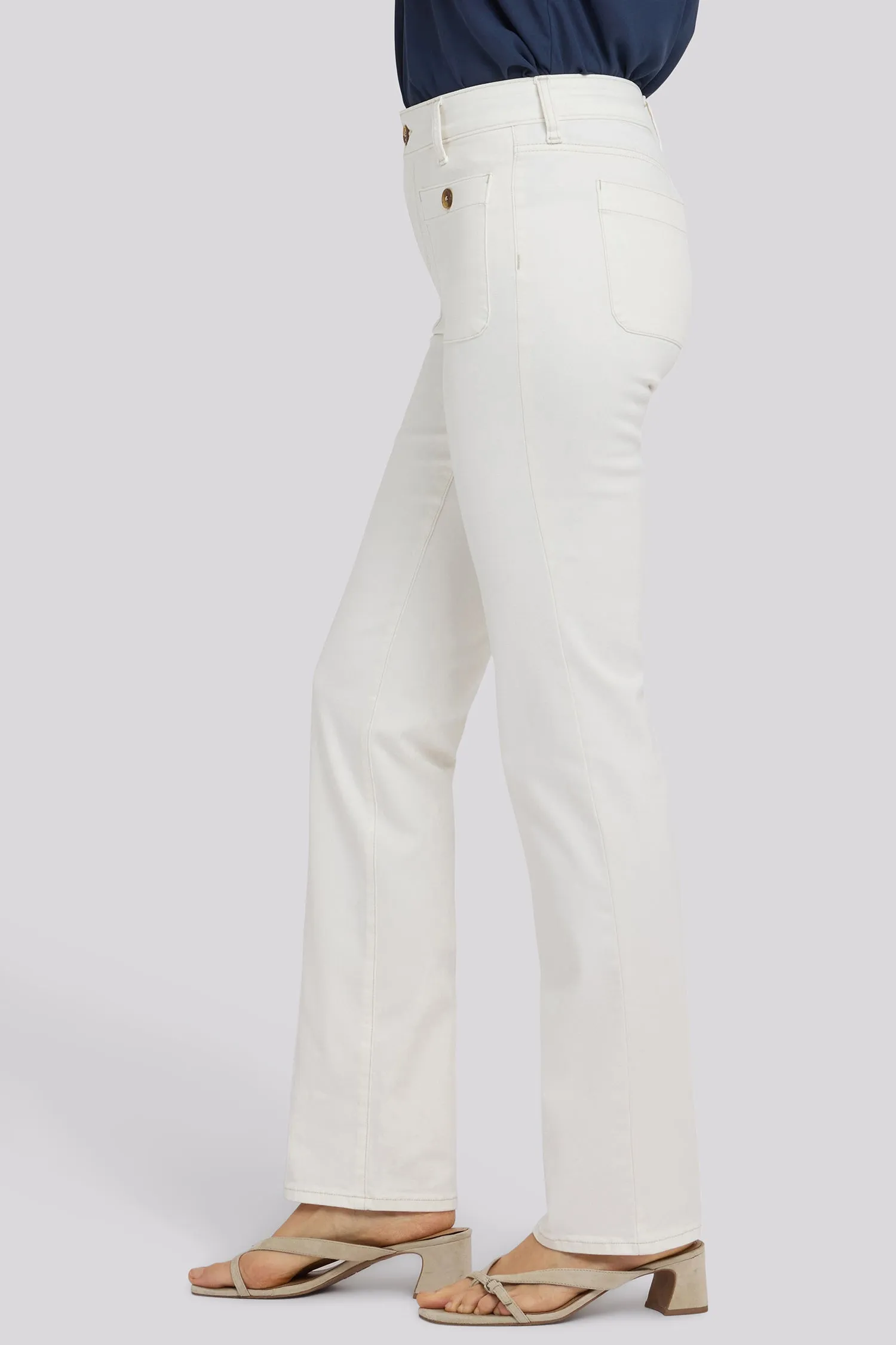 Marilyn Straight Jeans In Tall - Vintage White sold by NYDJ product image thumbnail 3