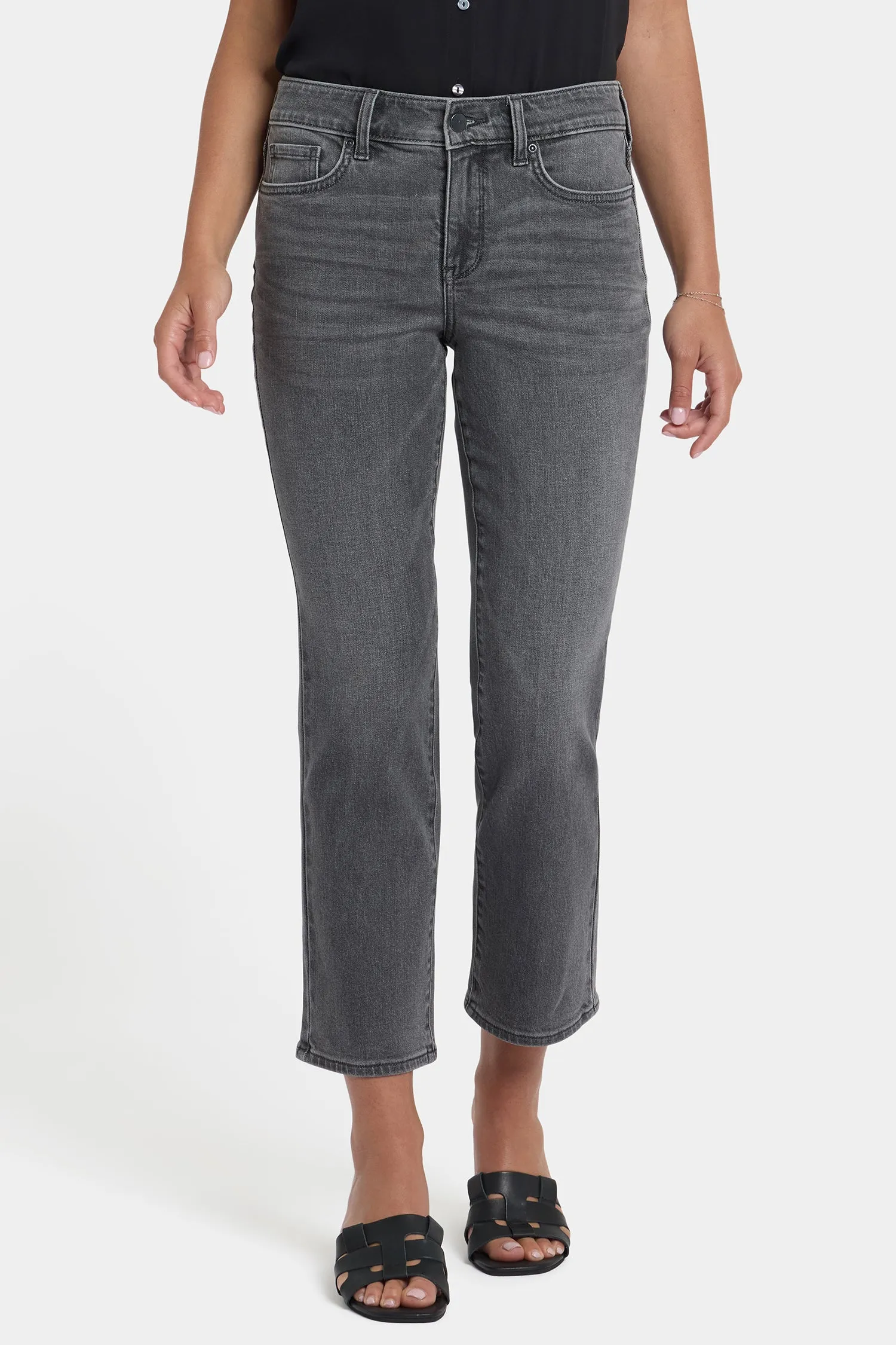 Marilyn Straight Ankle Jeans - Dusty Ash sold by NYDJ product image thumbnail 4