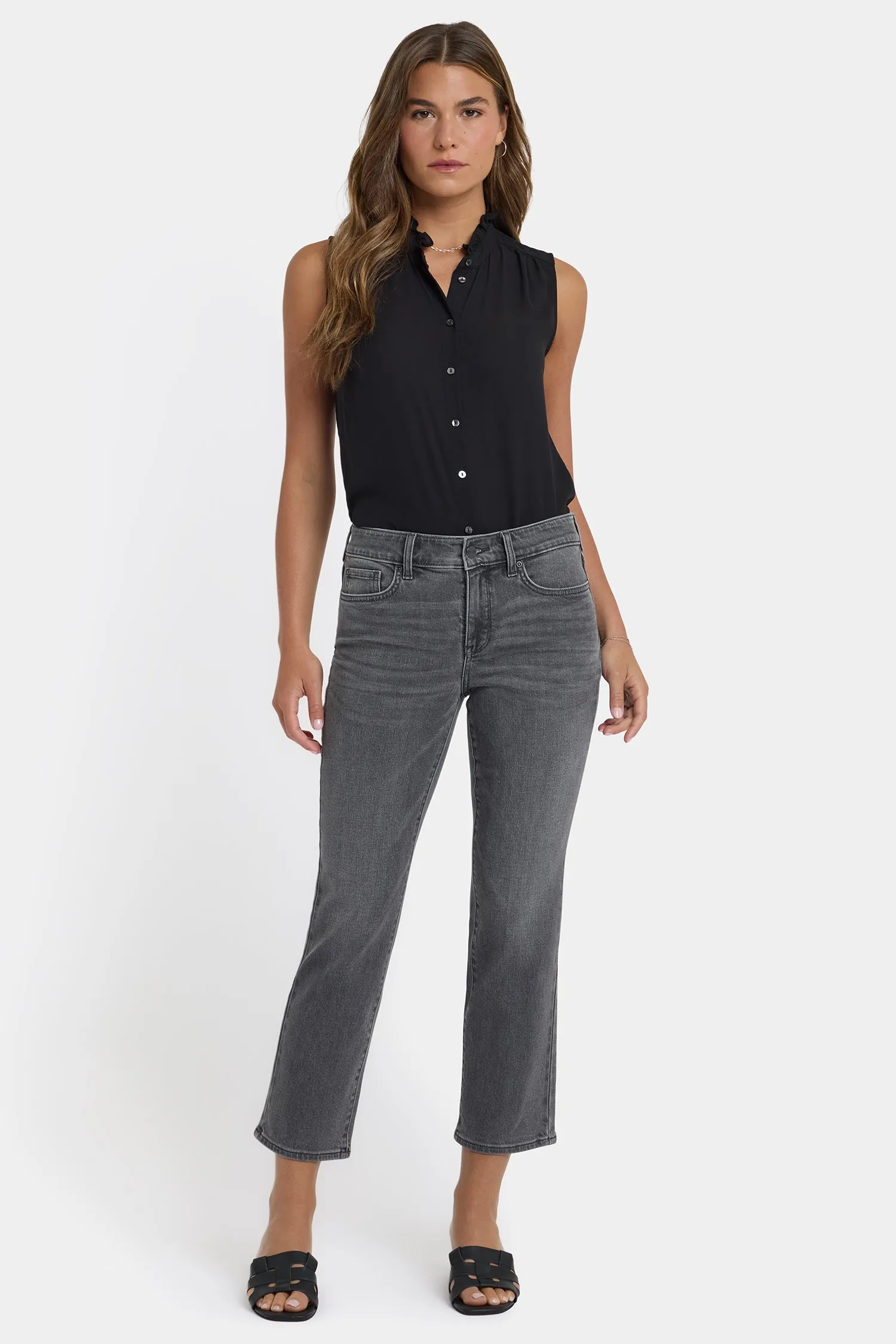 Marilyn Straight Ankle Jeans - Dusty Ash sold by NYDJ