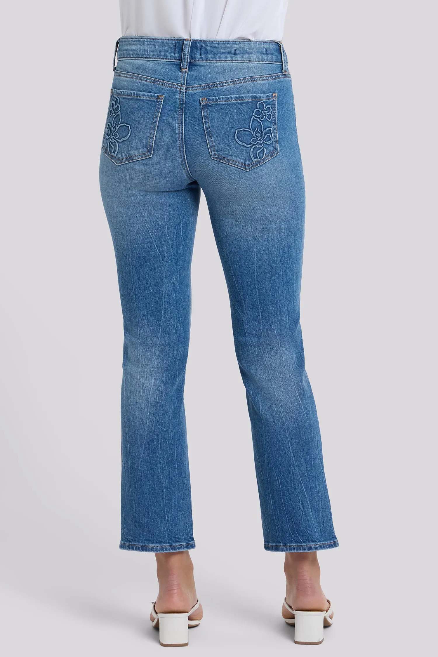 Marilyn Straight Ankle Jeans In Petite - Pacifica sold by NYDJ product image thumbnail 5