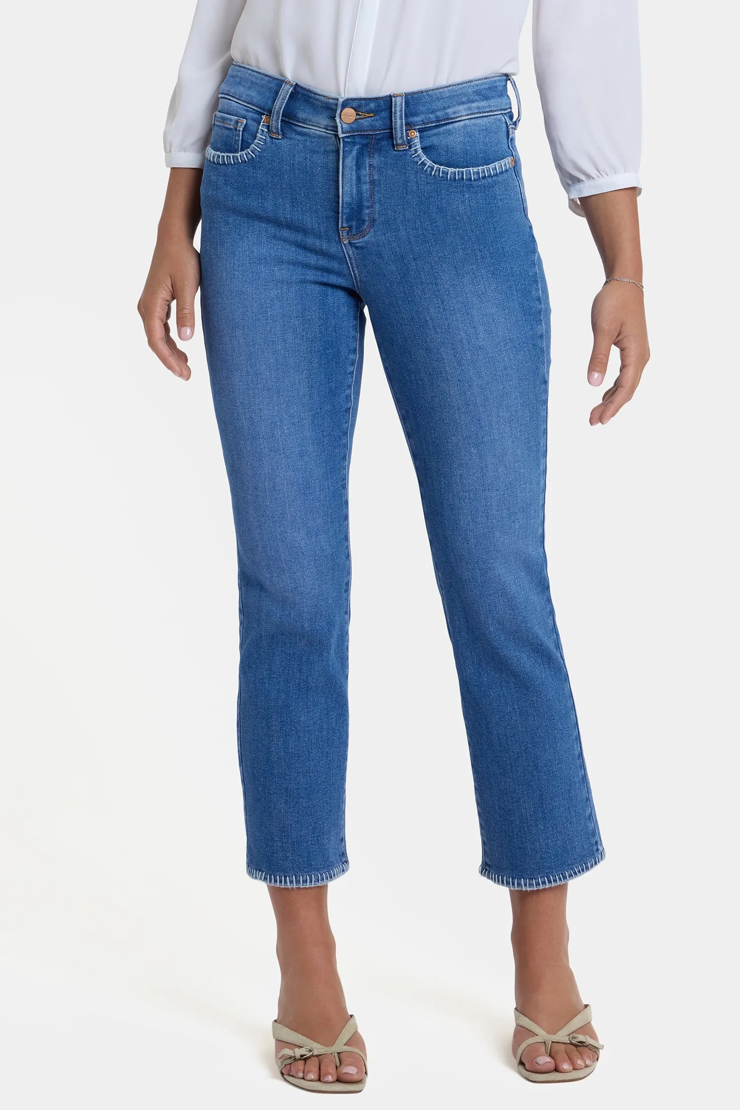 Marilyn Straight Ankle Jeans - Blue Paradise sold by NYDJ product image thumbnail 4