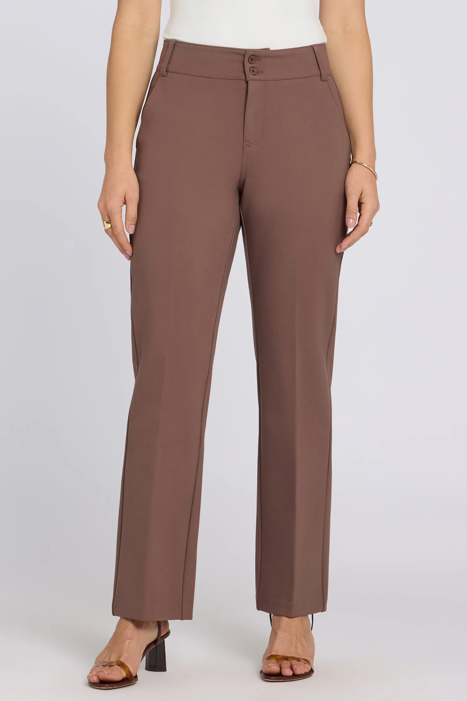 Bella Trouser Pants - Deep Taupe sold by NYDJ product image thumbnail 2