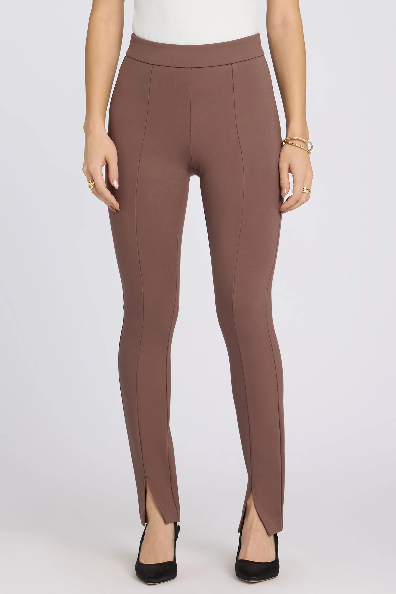 Zelda Pull-On Pants - Deep Taupe sold by NYDJ product image thumbnail 5