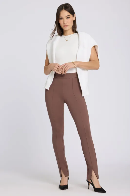 Zelda Pull-On Pants - Deep Taupe sold by NYDJ
