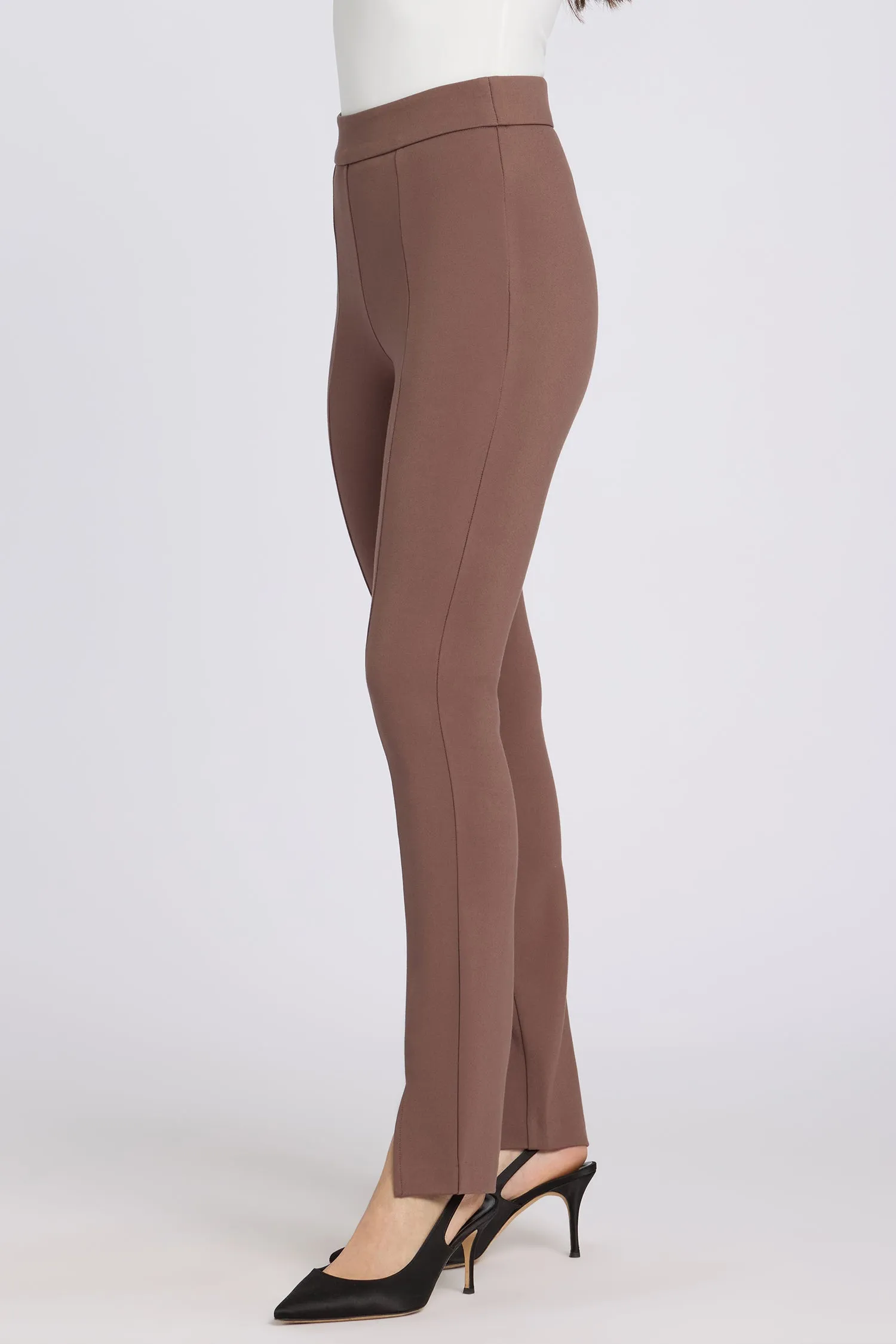 Zelda Pull-On Pants - Deep Taupe sold by NYDJ product image thumbnail 4