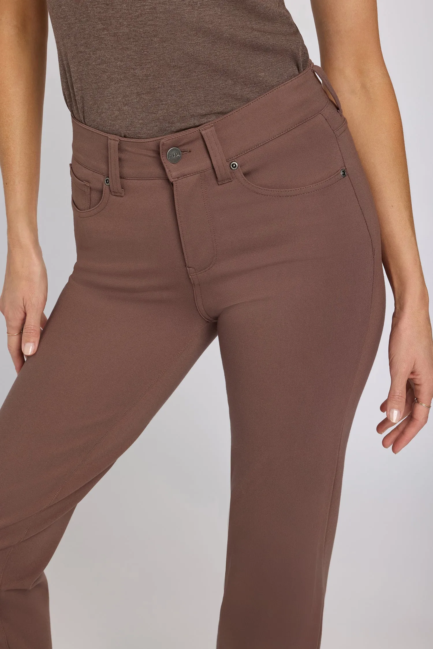 Marilyn Straight Pants - Deep Taupe sold by NYDJ product image thumbnail 2