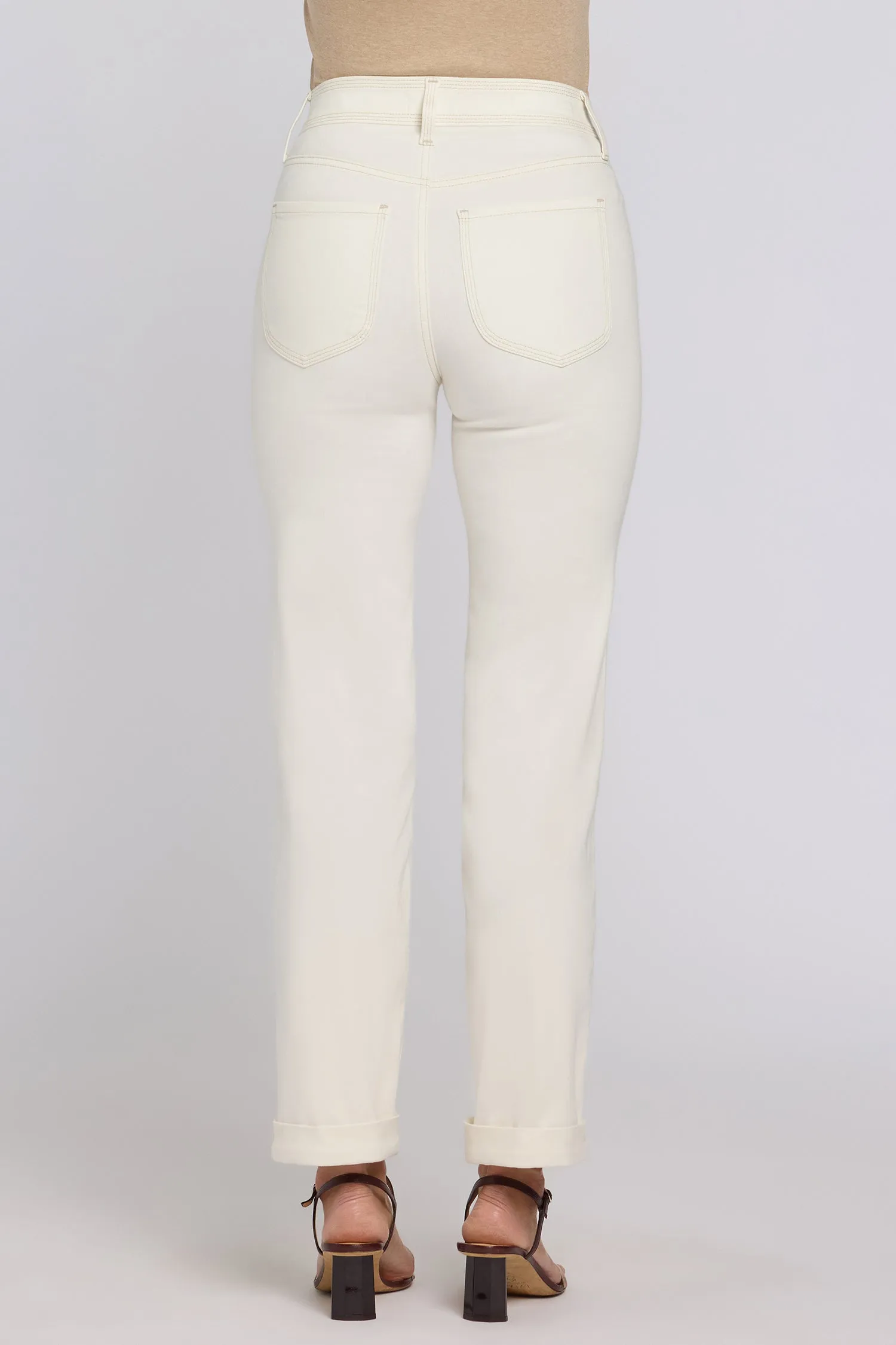 Marilyn Straight Jeans In Petite - Vintage White sold by NYDJ product image thumbnail 2