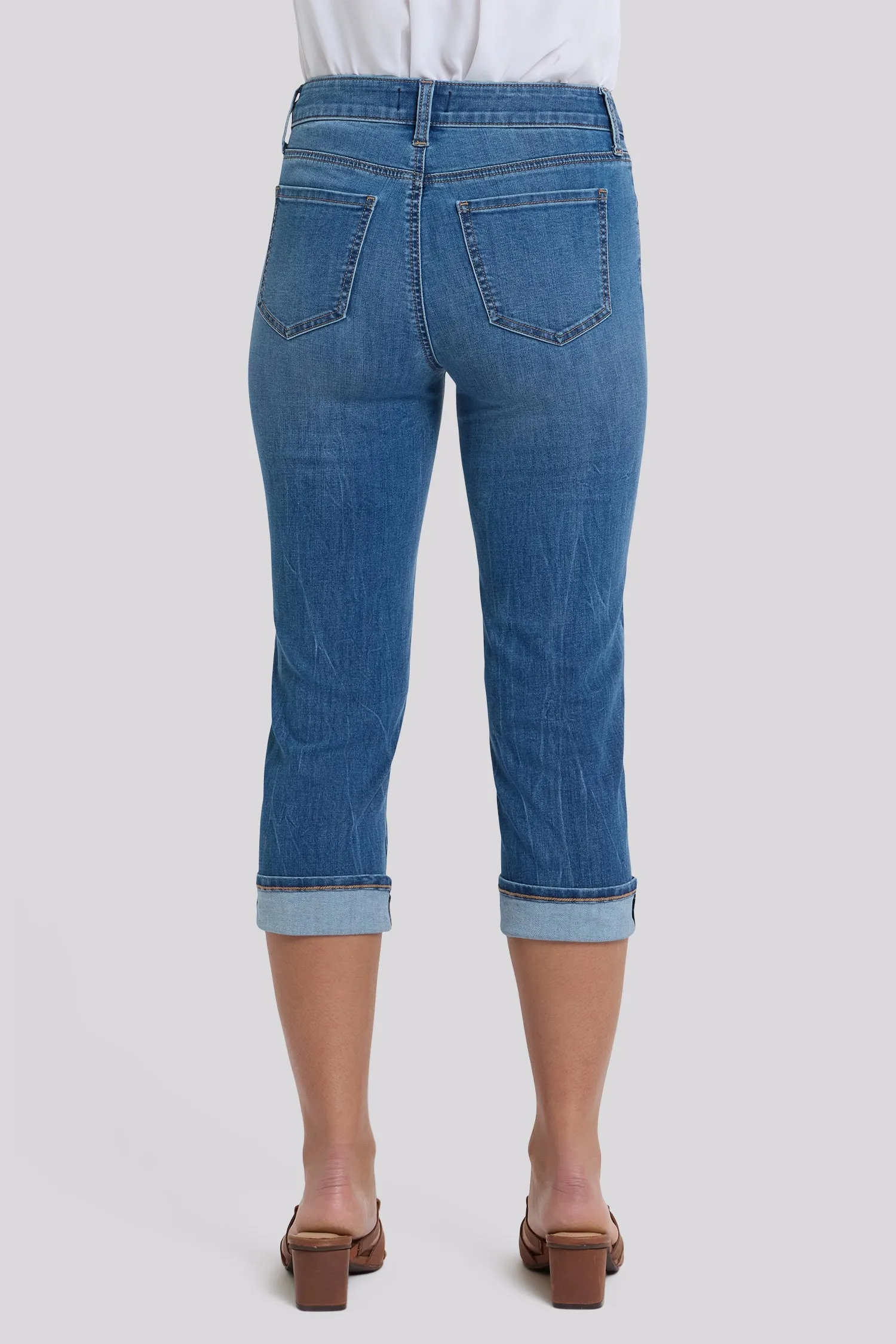 Marilyn Straight Crop Jeans - Wild River sold by NYDJ product image thumbnail 3