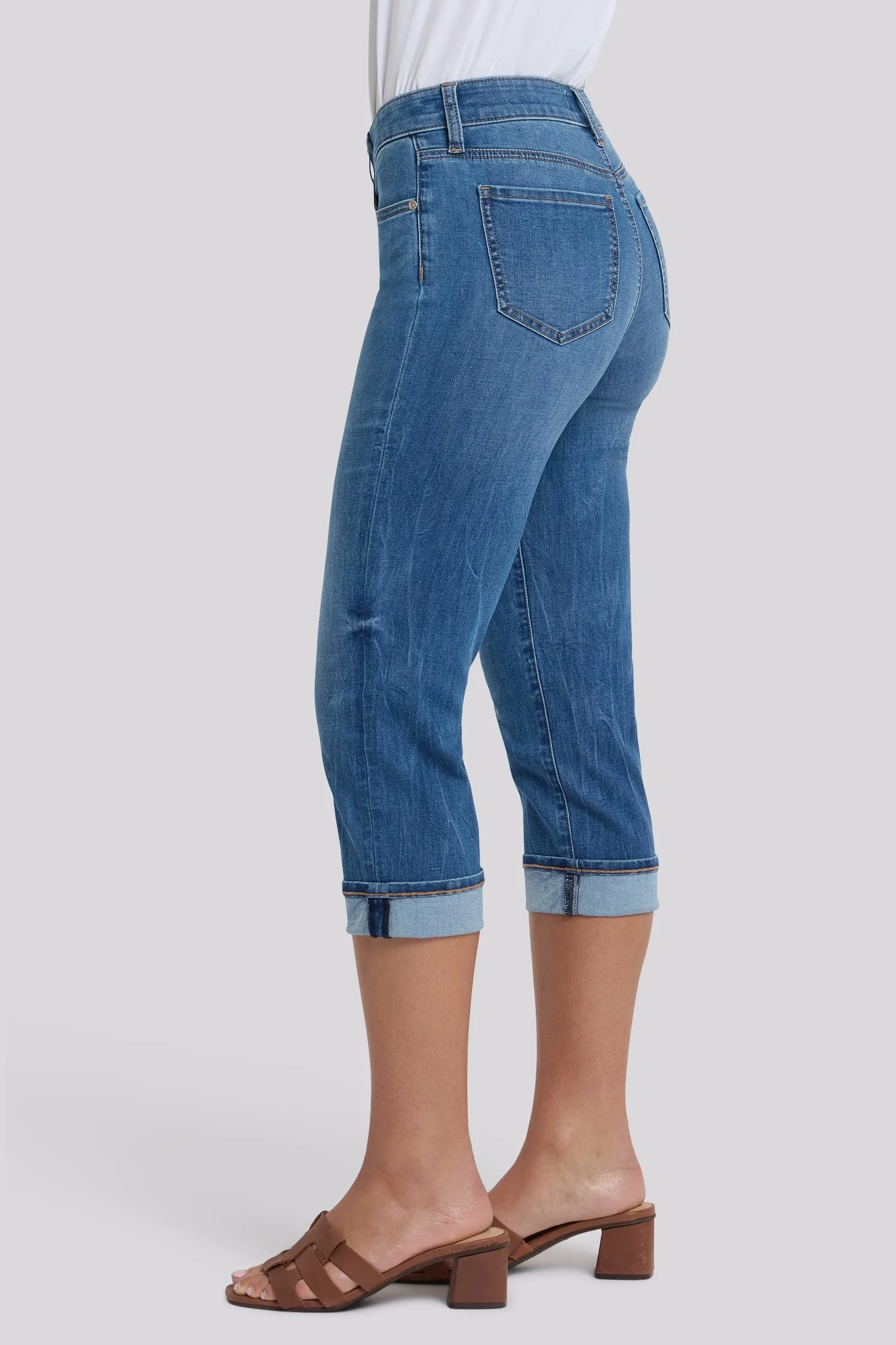 Marilyn Straight Crop Jeans - Wild River sold by NYDJ product image thumbnail 4