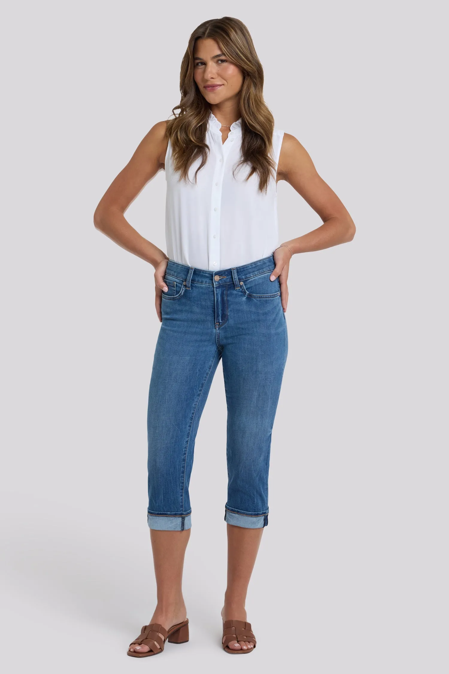 Marilyn Straight Crop Jeans - Wild River sold by NYDJ