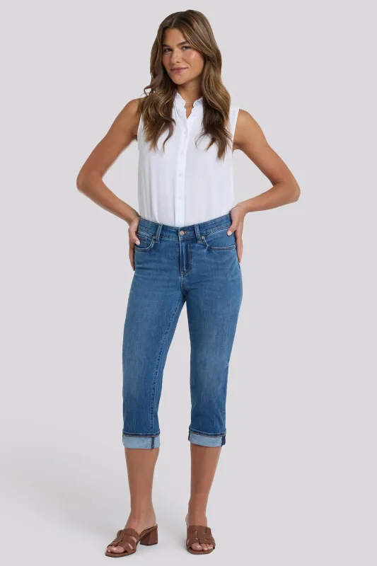 Marilyn Straight Crop Jeans In Petite - Wild River sold by NYDJ