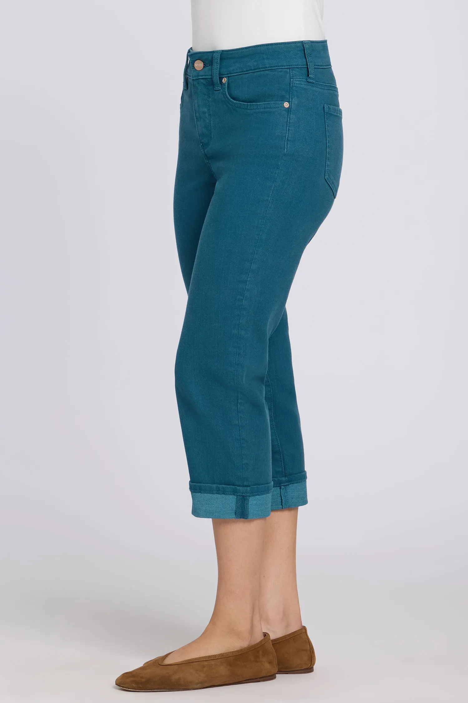 Marilyn Straight Crop Jeans - Blue Lake sold by NYDJ product image thumbnail 2