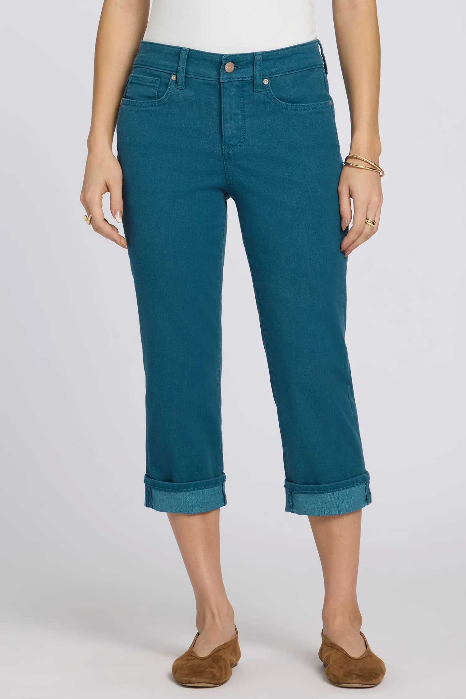 Marilyn Straight Crop Jeans - Blue Lake sold by NYDJ product image thumbnail 4