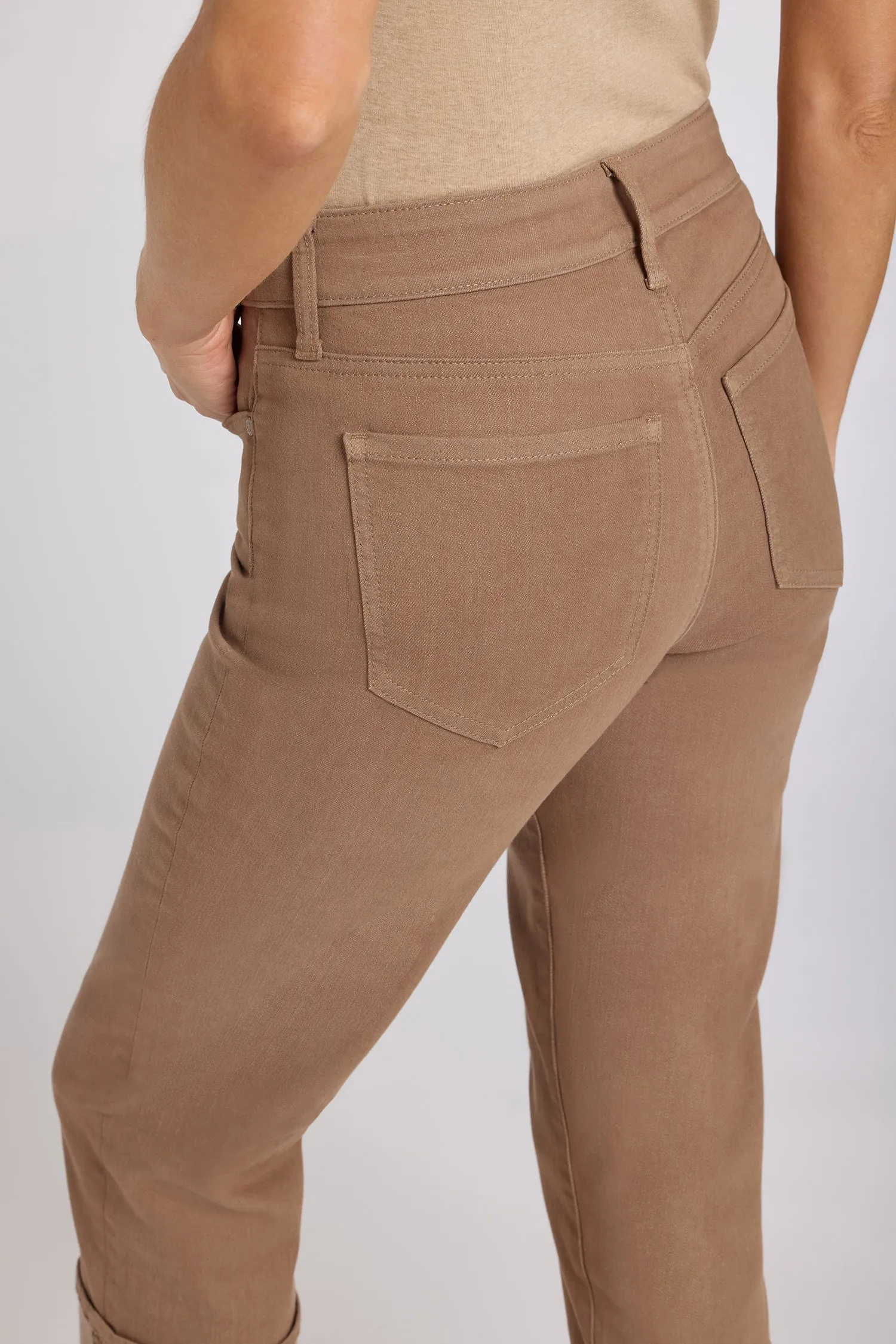 Marilyn Straight Crop Jeans In Petite - Toasted Coconut sold by NYDJ product image thumbnail 5