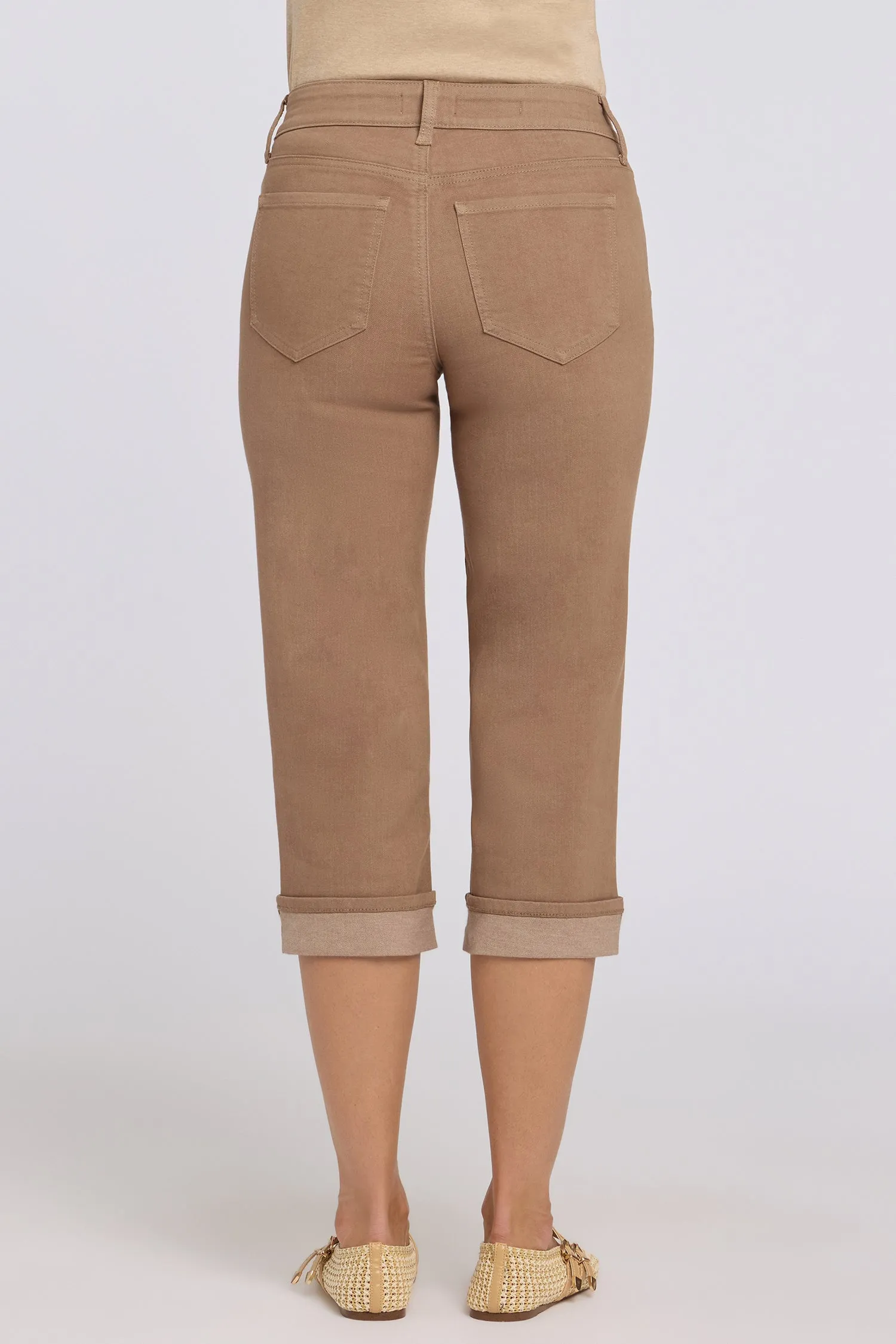 Marilyn Straight Crop Jeans In Petite - Toasted Coconut sold by NYDJ product image thumbnail 2