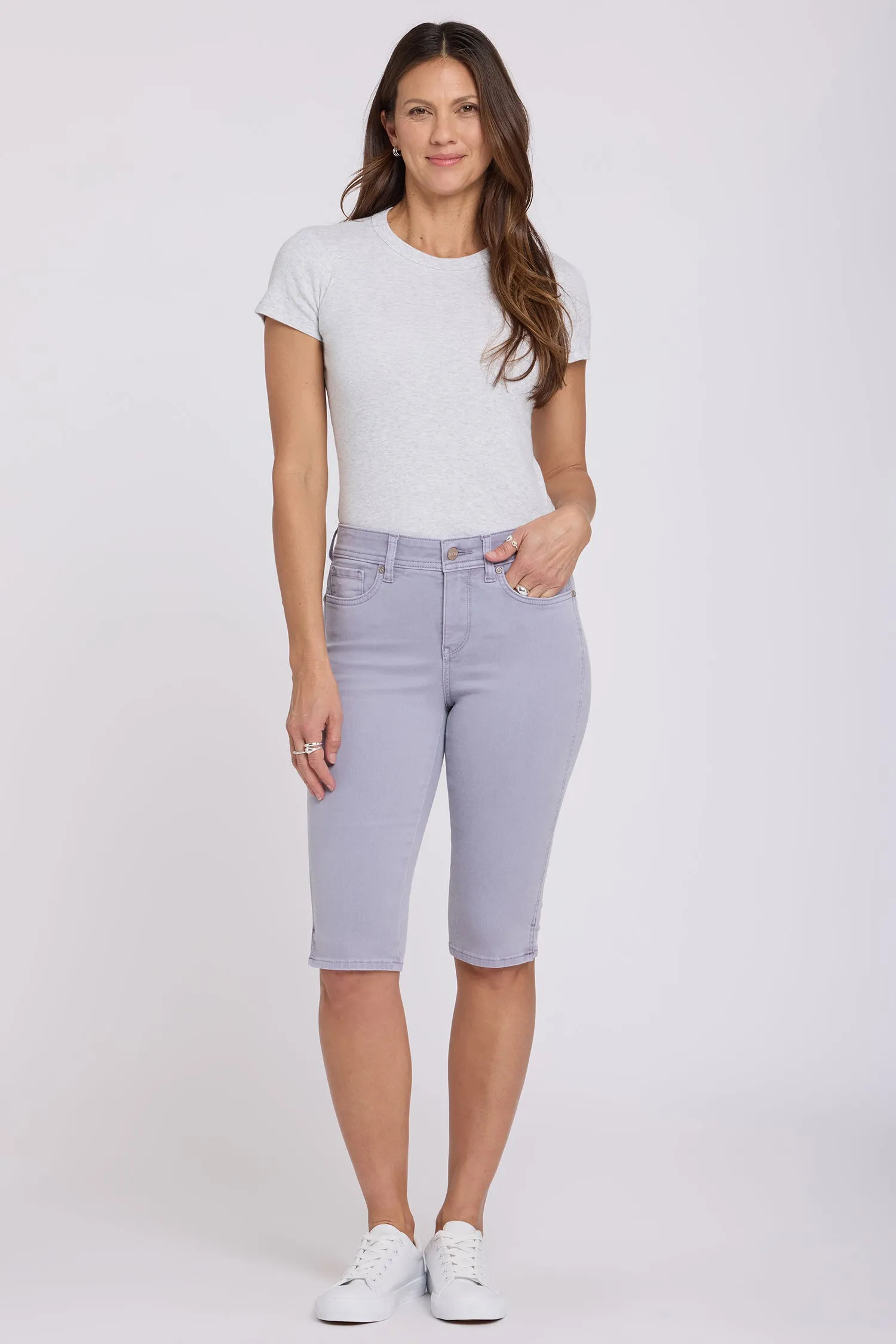 Sophie Bike Capri Jeans - Vintage Lavender sold by NYDJ