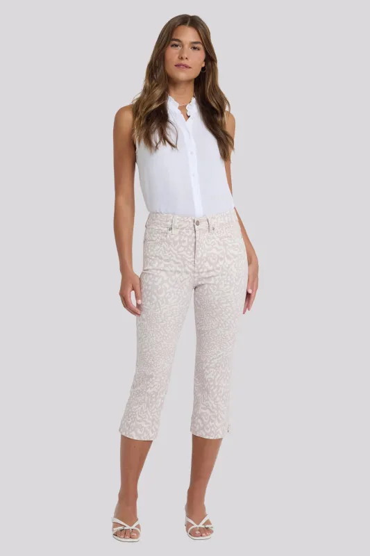 Marilyn Straight Crop Jeans - Snow Leopard made by NYDJ