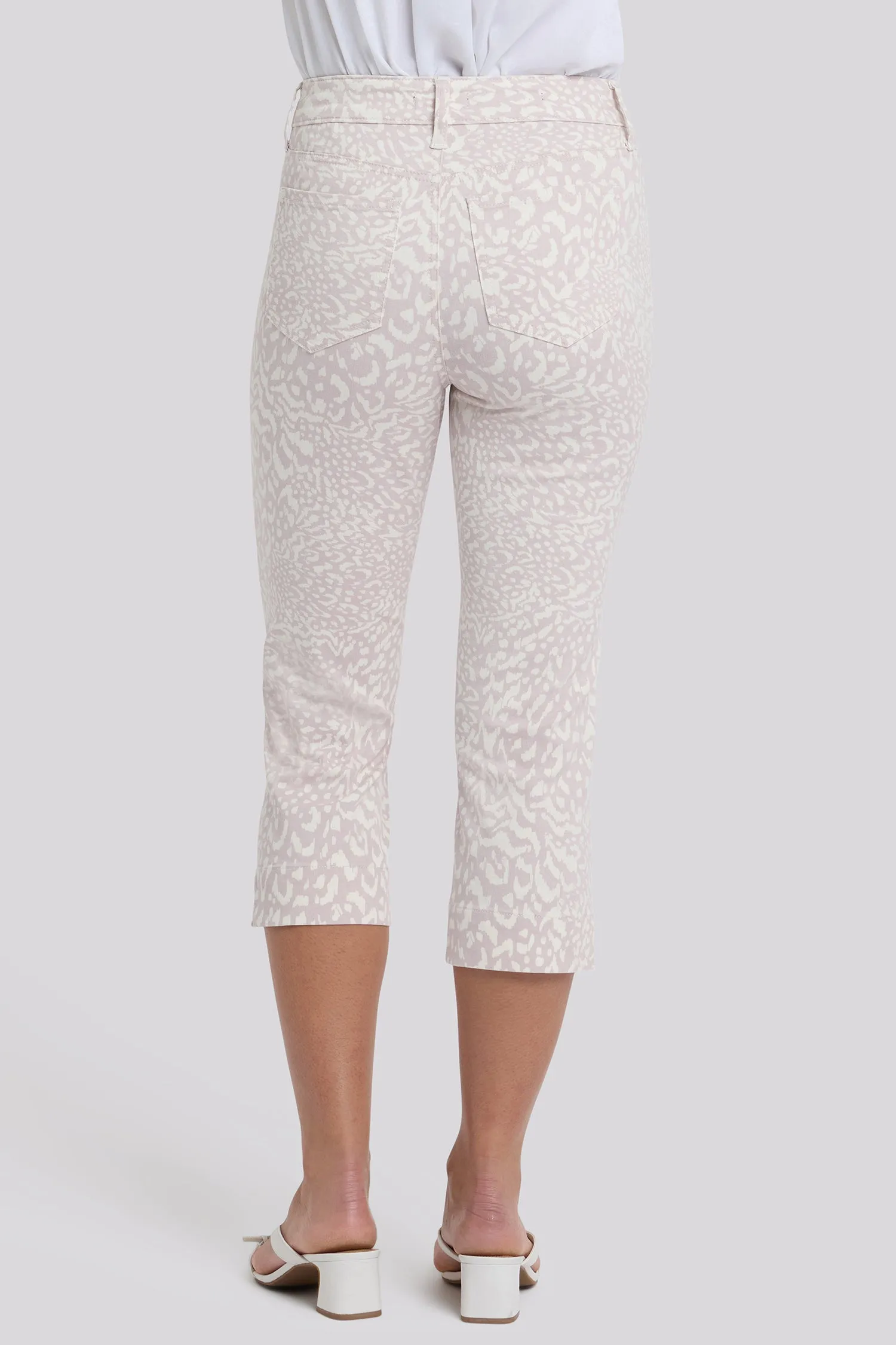 Marilyn Straight Crop Jeans In Petite - Snow Leopard sold by NYDJ product image thumbnail 5