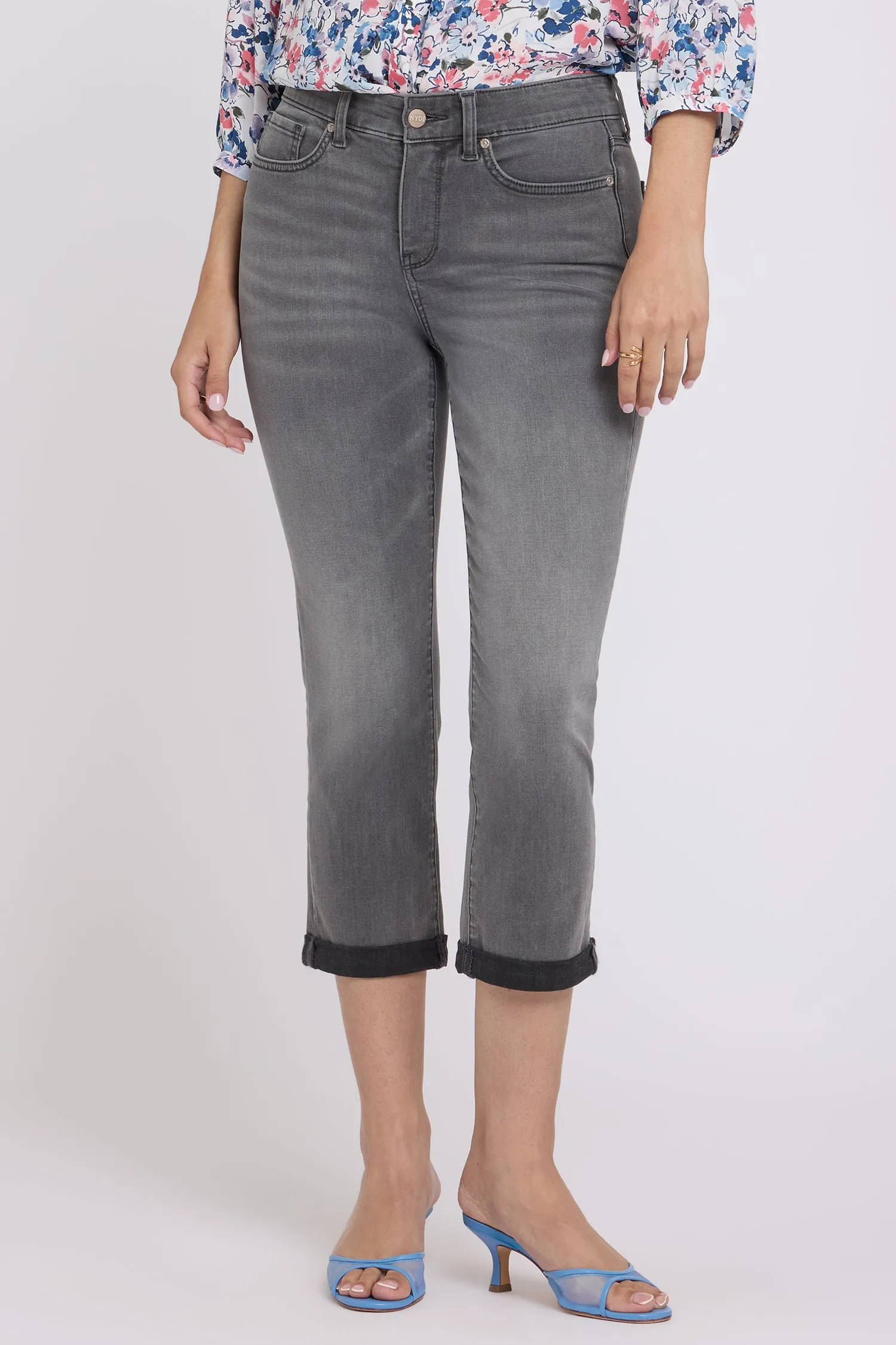 Chloe Skinny Capri Jeans - Dusty Ash sold by NYDJ product image thumbnail 4