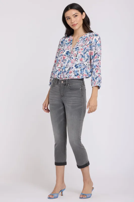 Chloe Skinny Capri Jeans - Dusty Ash sold by NYDJ