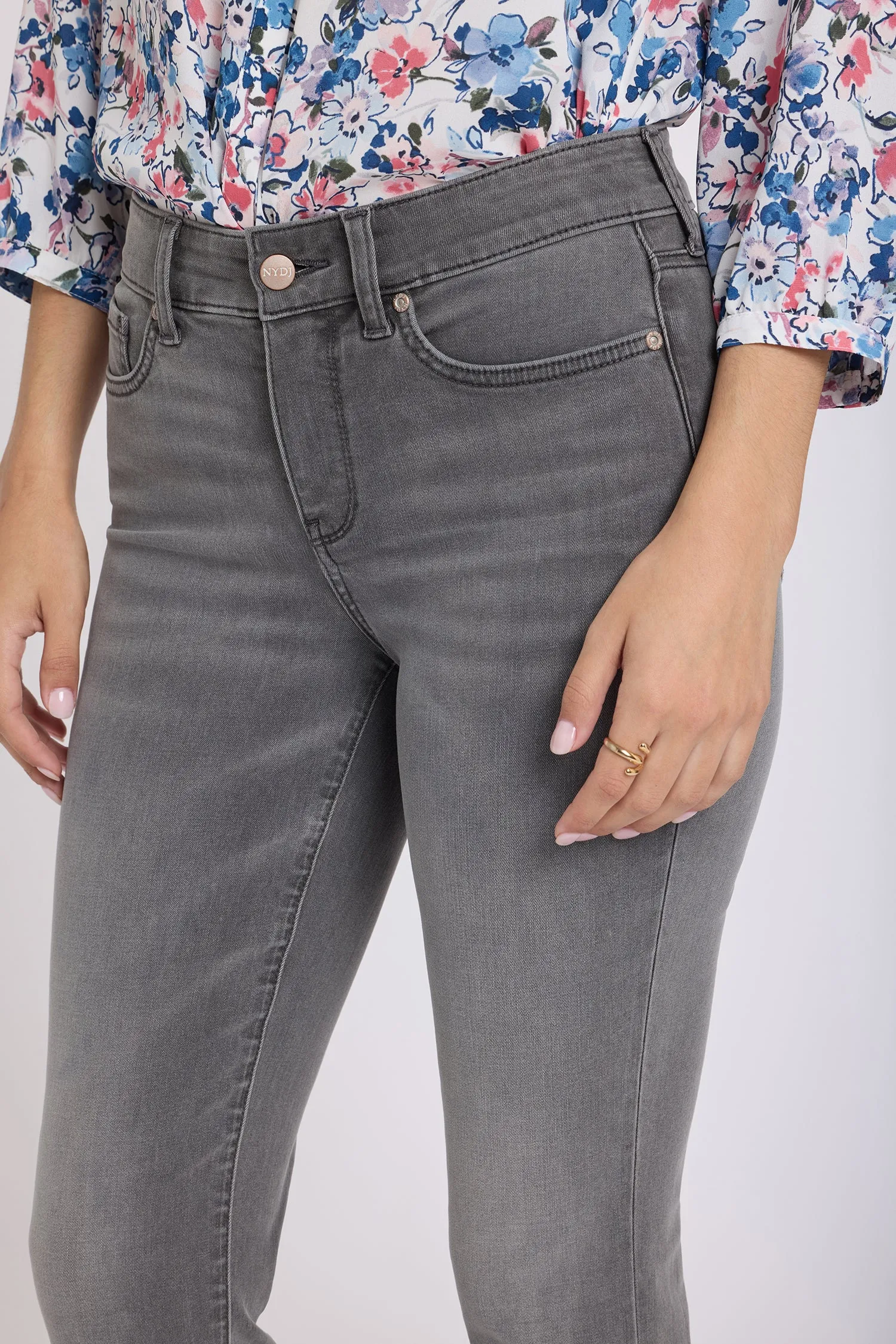 Chloe Skinny Capri Jeans - Dusty Ash sold by NYDJ product image thumbnail 5