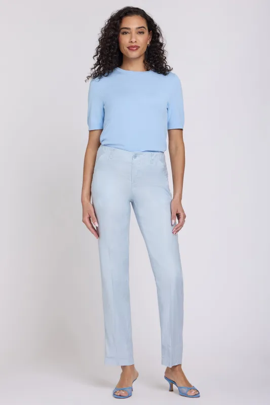 Marilyn Straight Pants - Blue Clover made by NYDJ