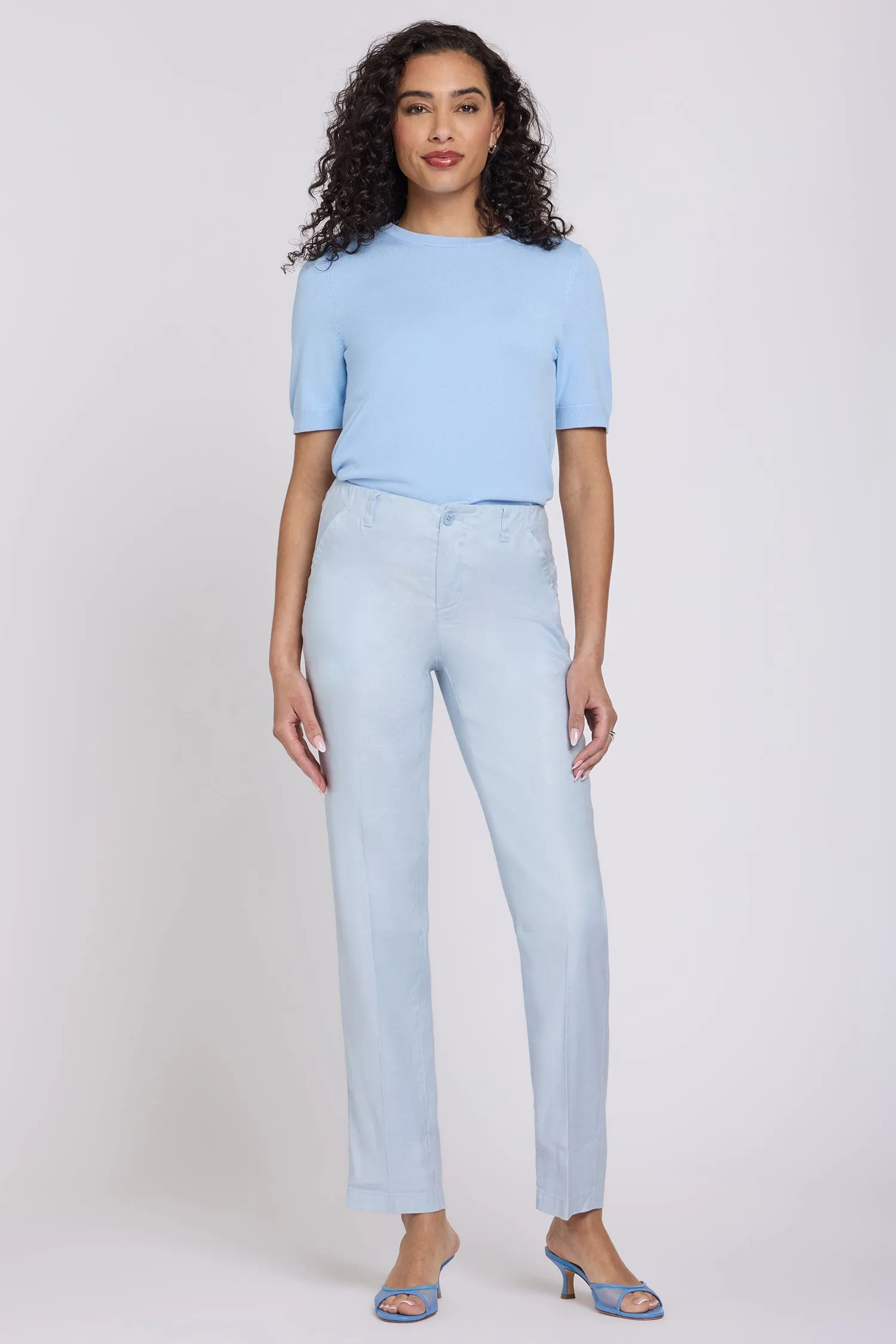 Marilyn Straight Pants - Blue Clover sold by NYDJ