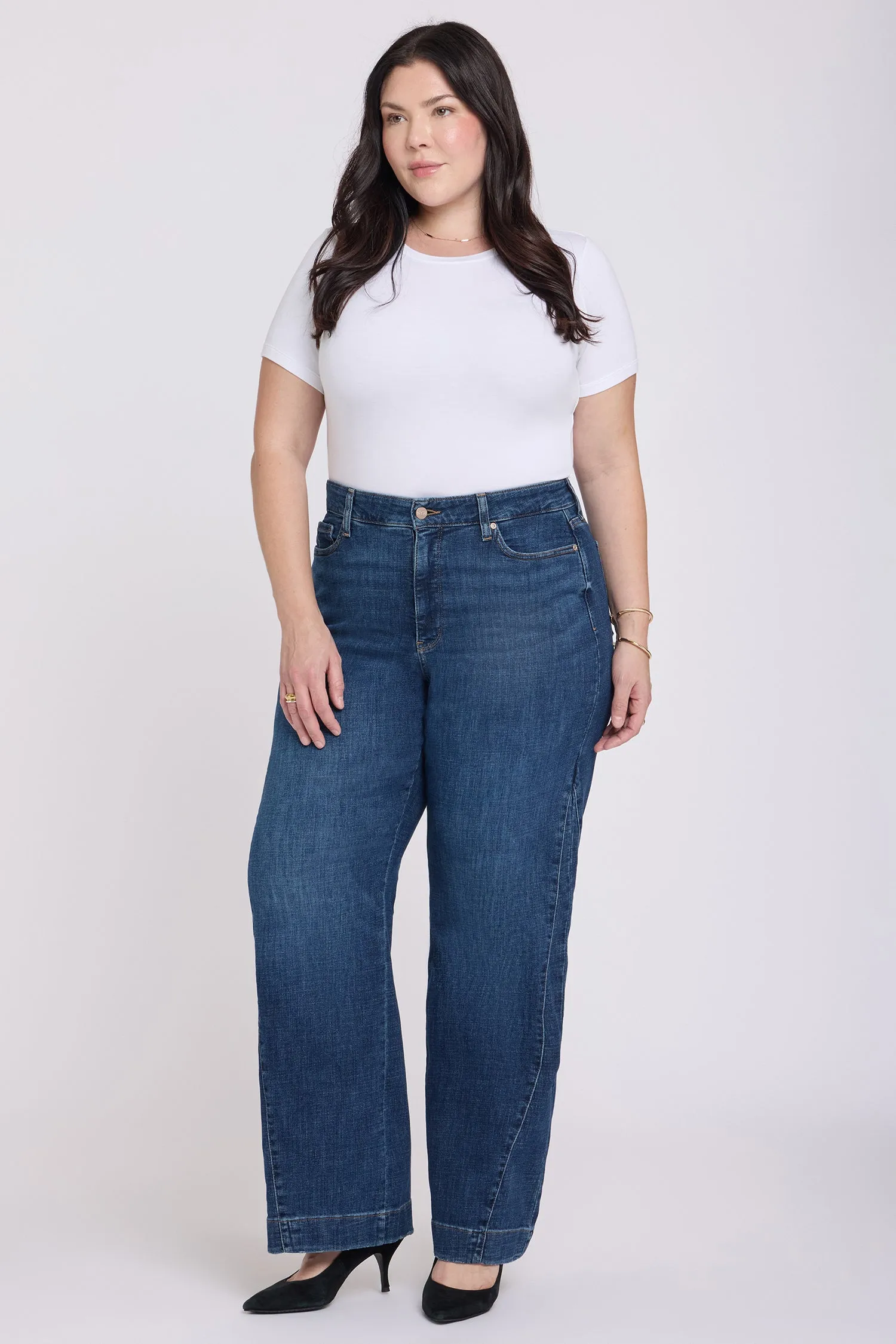Teresa Wide Leg Jeans In Plus Size - Sunset Villa sold by NYDJ
