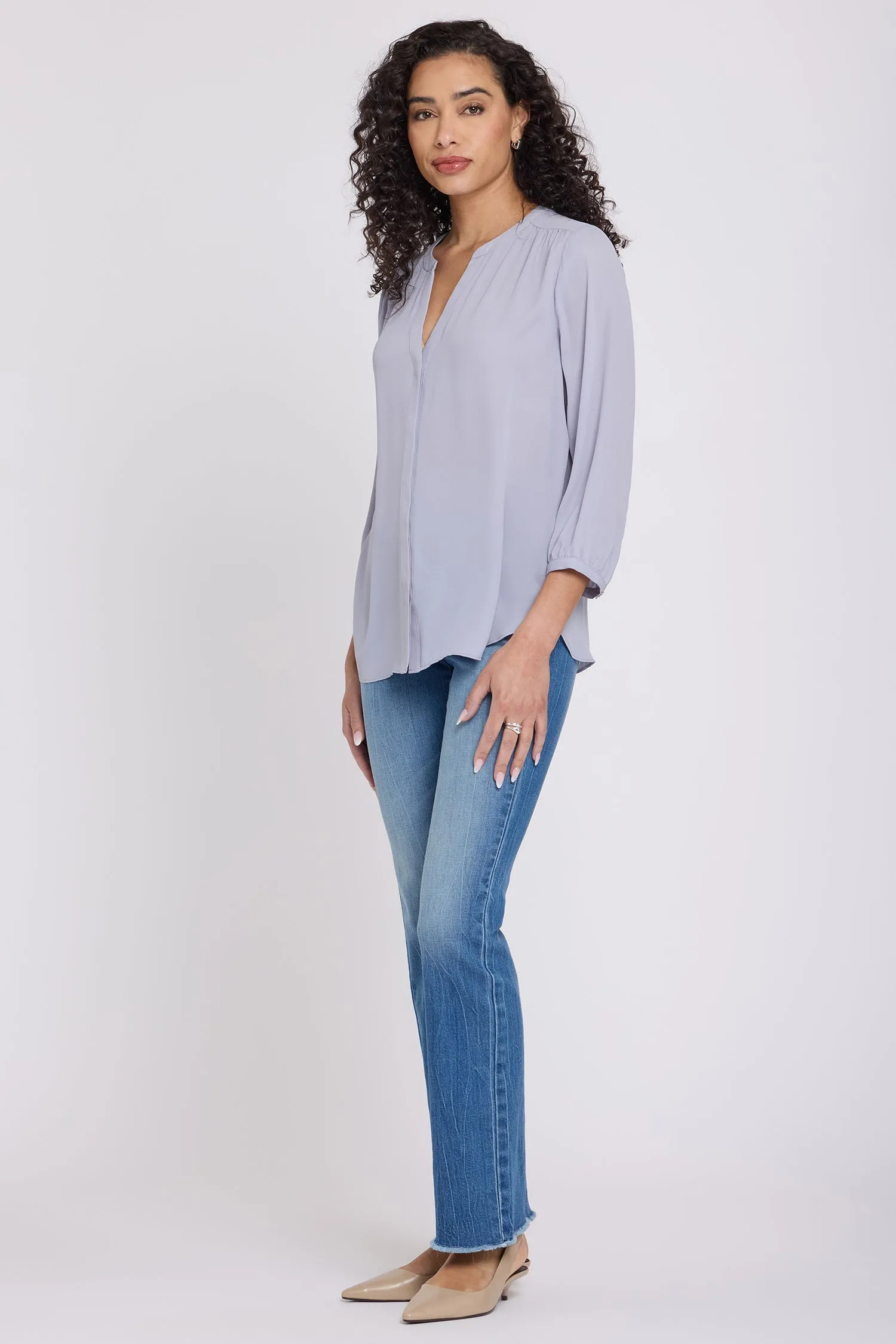 Pintuck Blouse - Vintage Lavender sold by NYDJ product image thumbnail 3