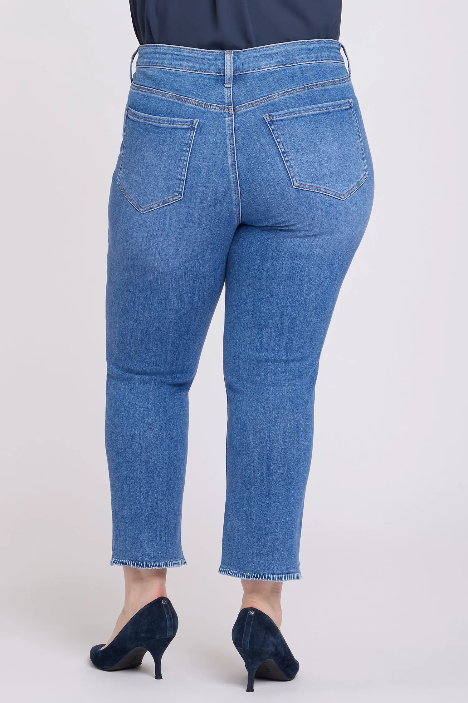 Marilyn Straight Ankle Jeans In Plus Size - Blue Paradise sold by NYDJ product image thumbnail 2