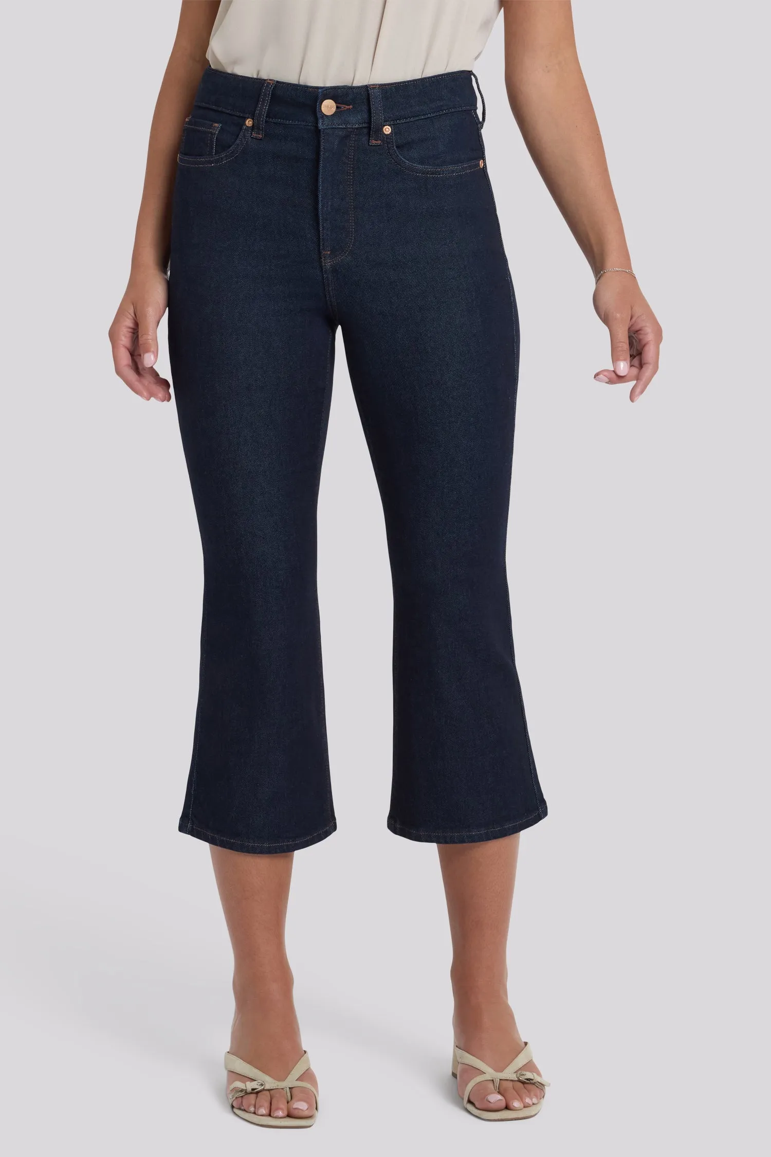 Monica Kick Flare Crop Jeans - Magical sold by NYDJ product image thumbnail 4