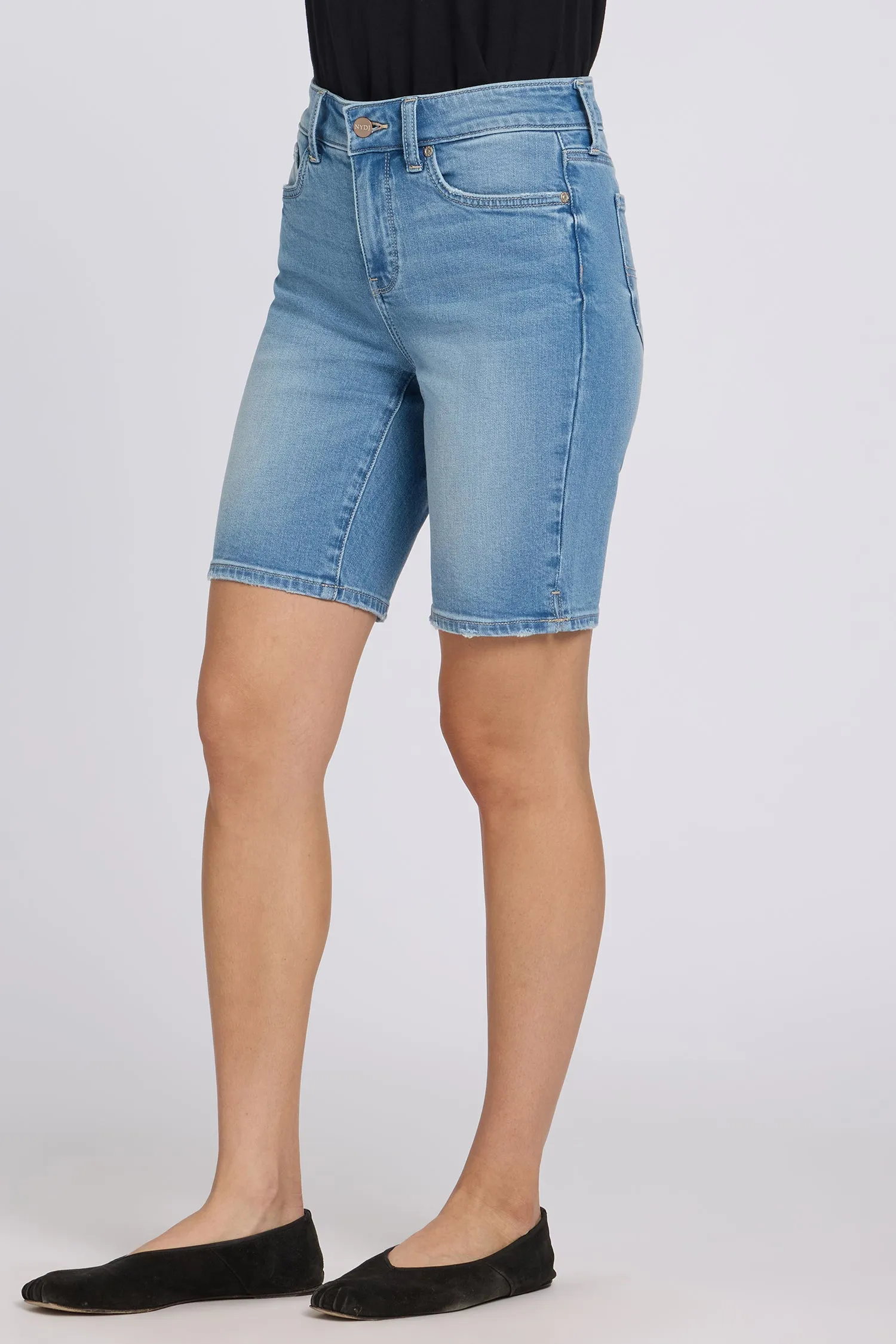 Ella Denim Shorts In Petite - Vista Lakes sold by NYDJ product image thumbnail 3