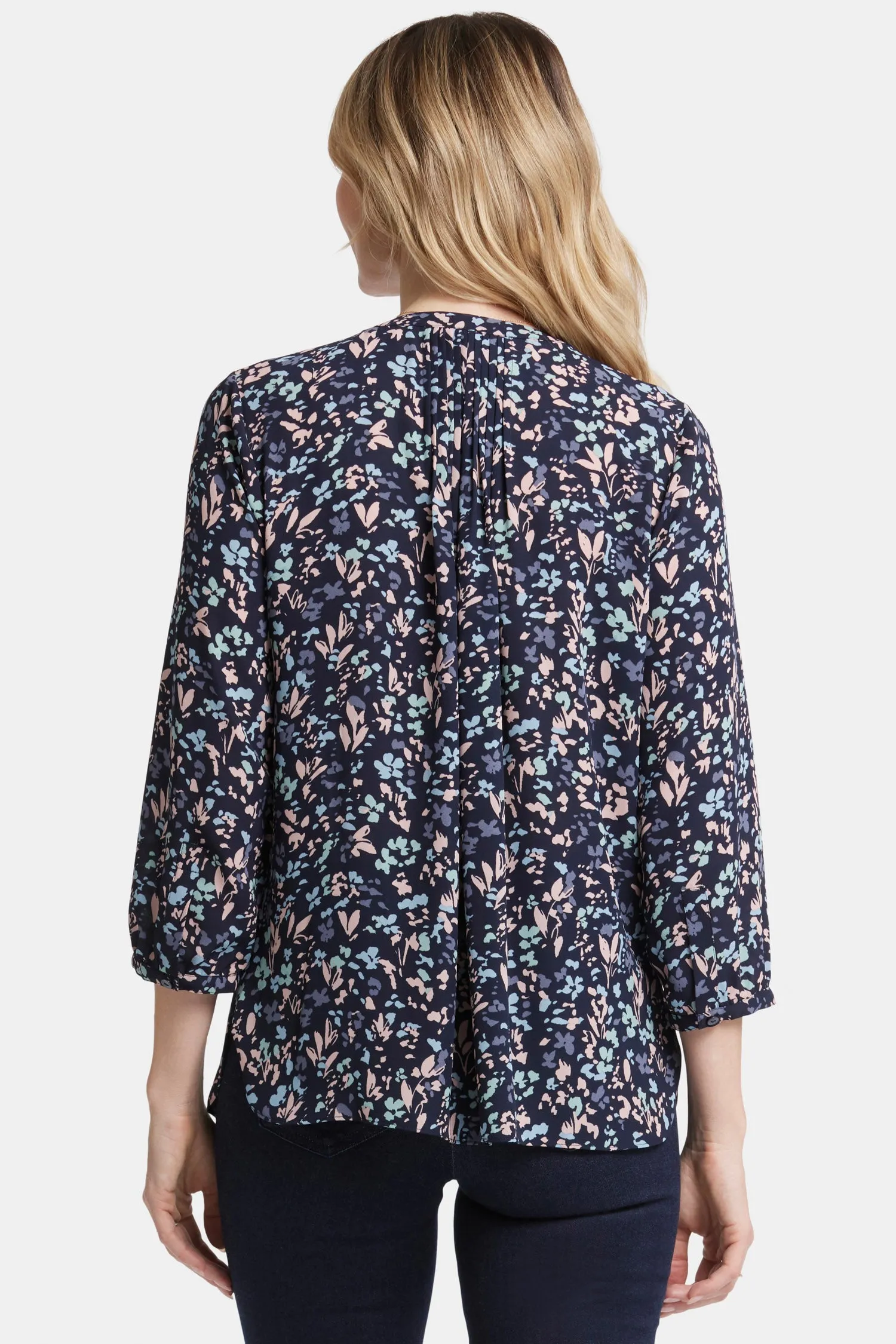 Pintuck Blouse - Bluebonnet Trail sold by NYDJ product image thumbnail 2