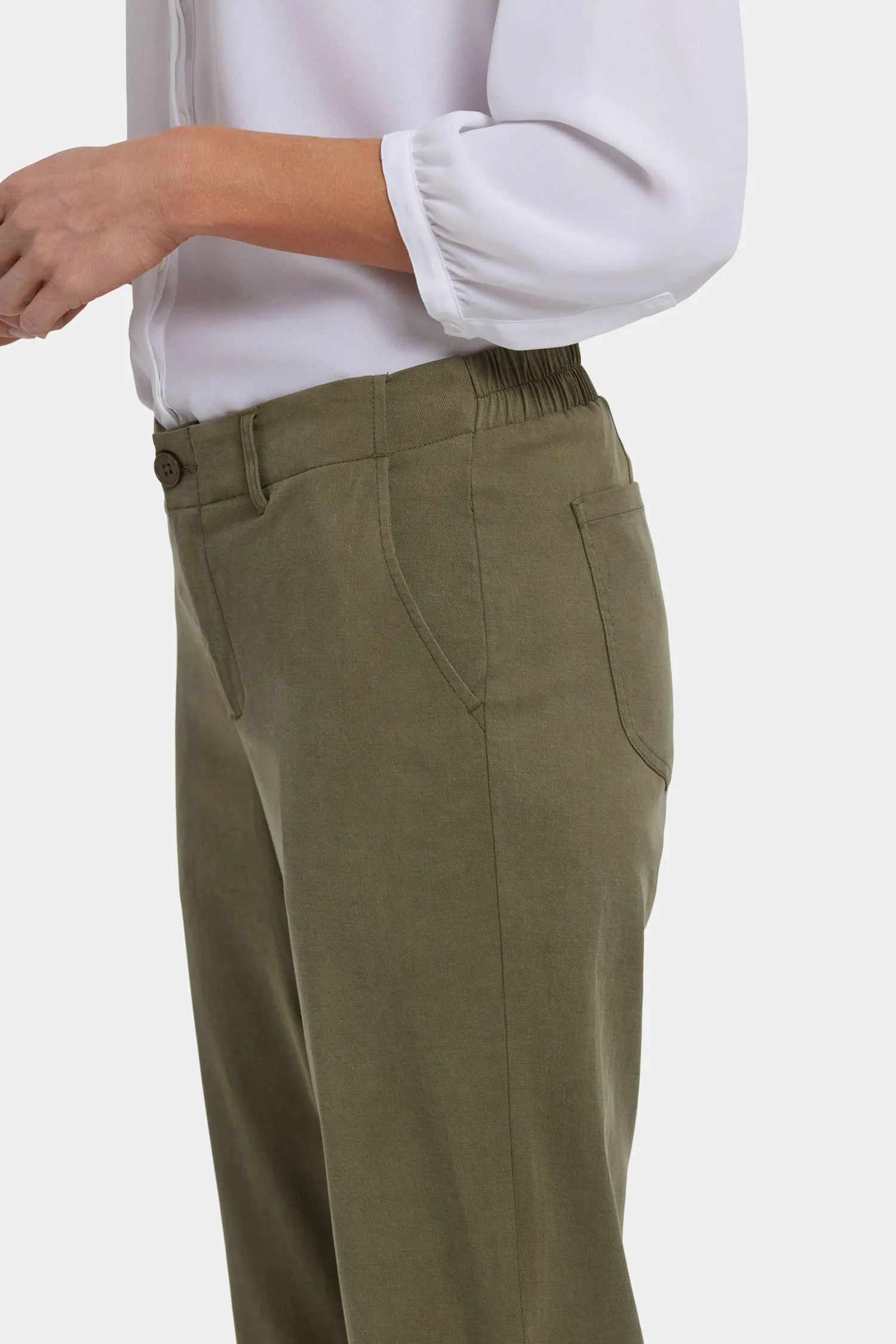 Easy-Fit Ankle Trouser Pants - Bay Leaf sold by NYDJ product image thumbnail 2