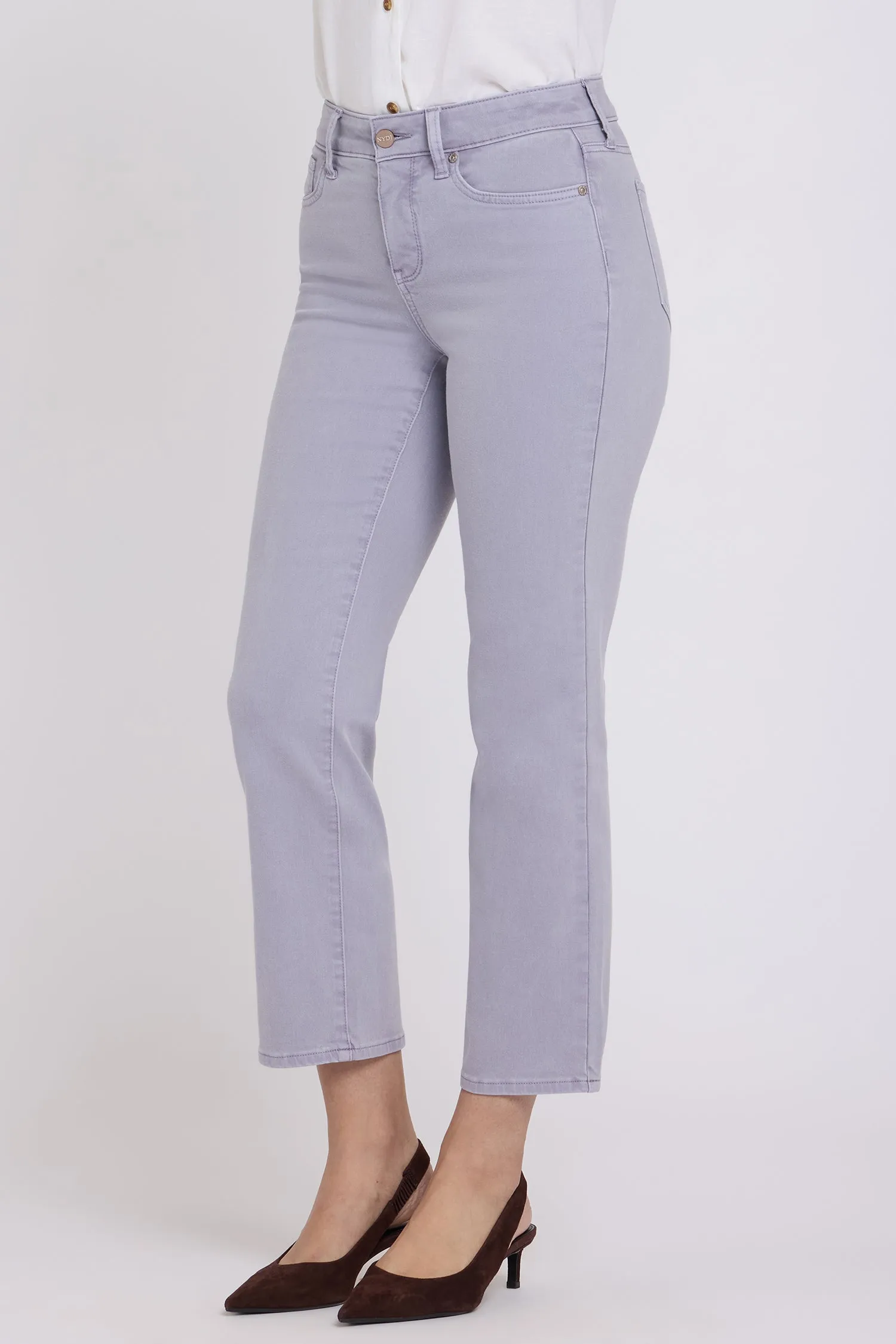 Marilyn Straight Ankle Jeans - Vintage Lavender sold by NYDJ product image thumbnail 3