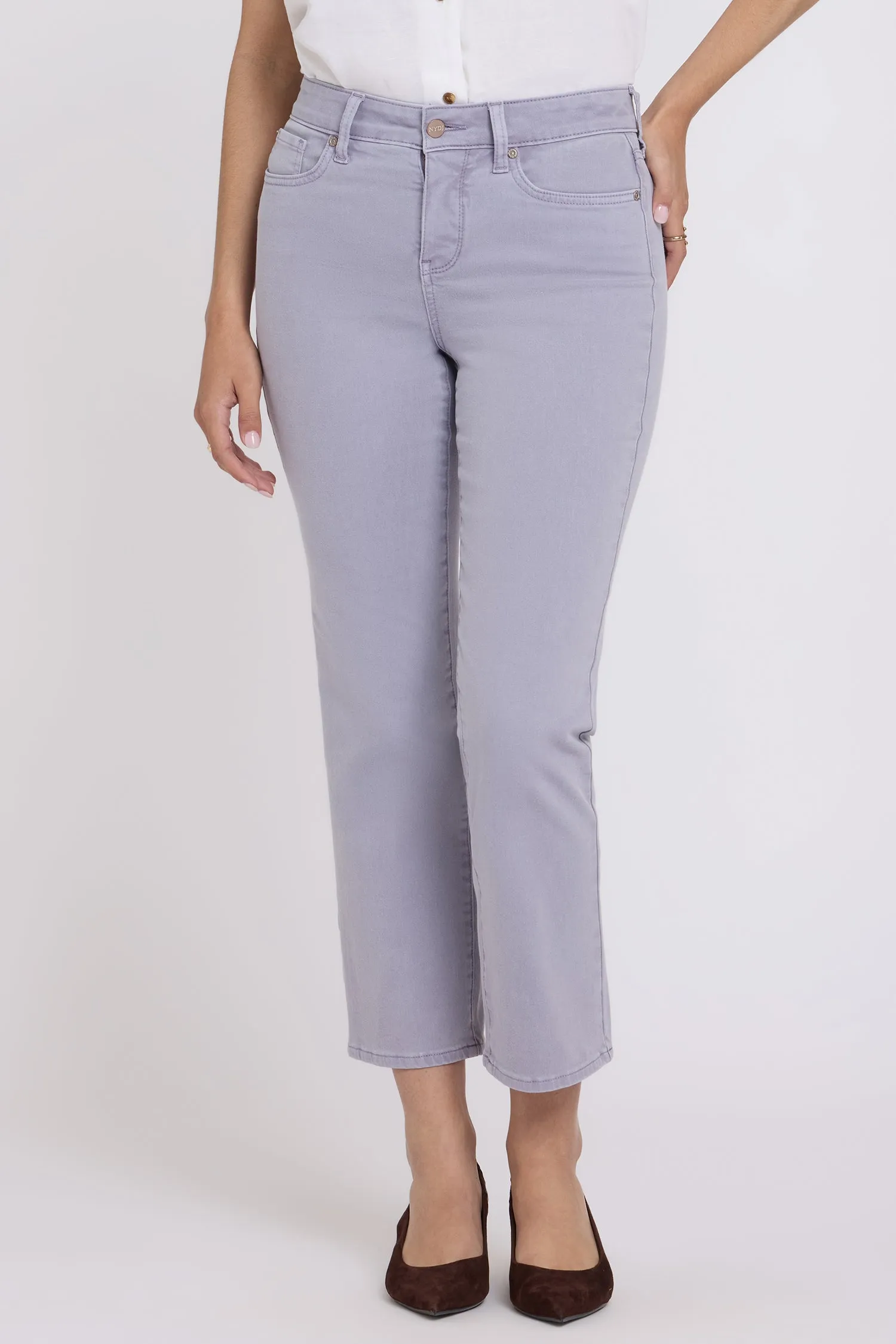 Marilyn Straight Ankle Jeans - Vintage Lavender sold by NYDJ product image thumbnail 4
