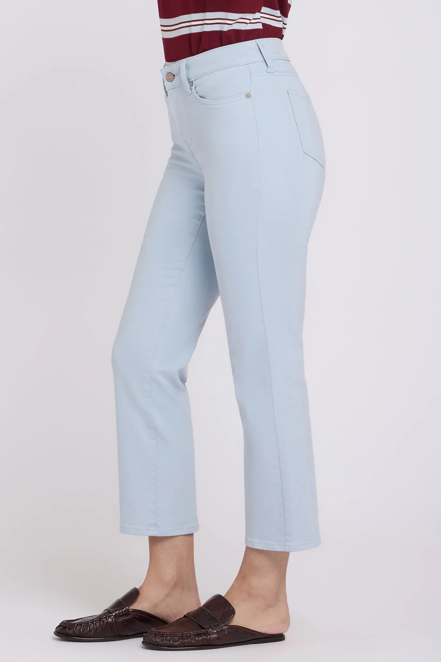 Marilyn Straight Ankle Jeans - Blue Clover sold by NYDJ product image thumbnail 3