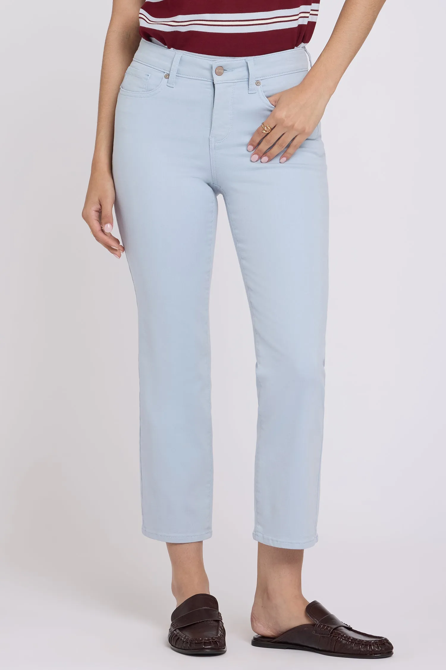 Marilyn Straight Ankle Jeans - Blue Clover sold by NYDJ product image thumbnail 4