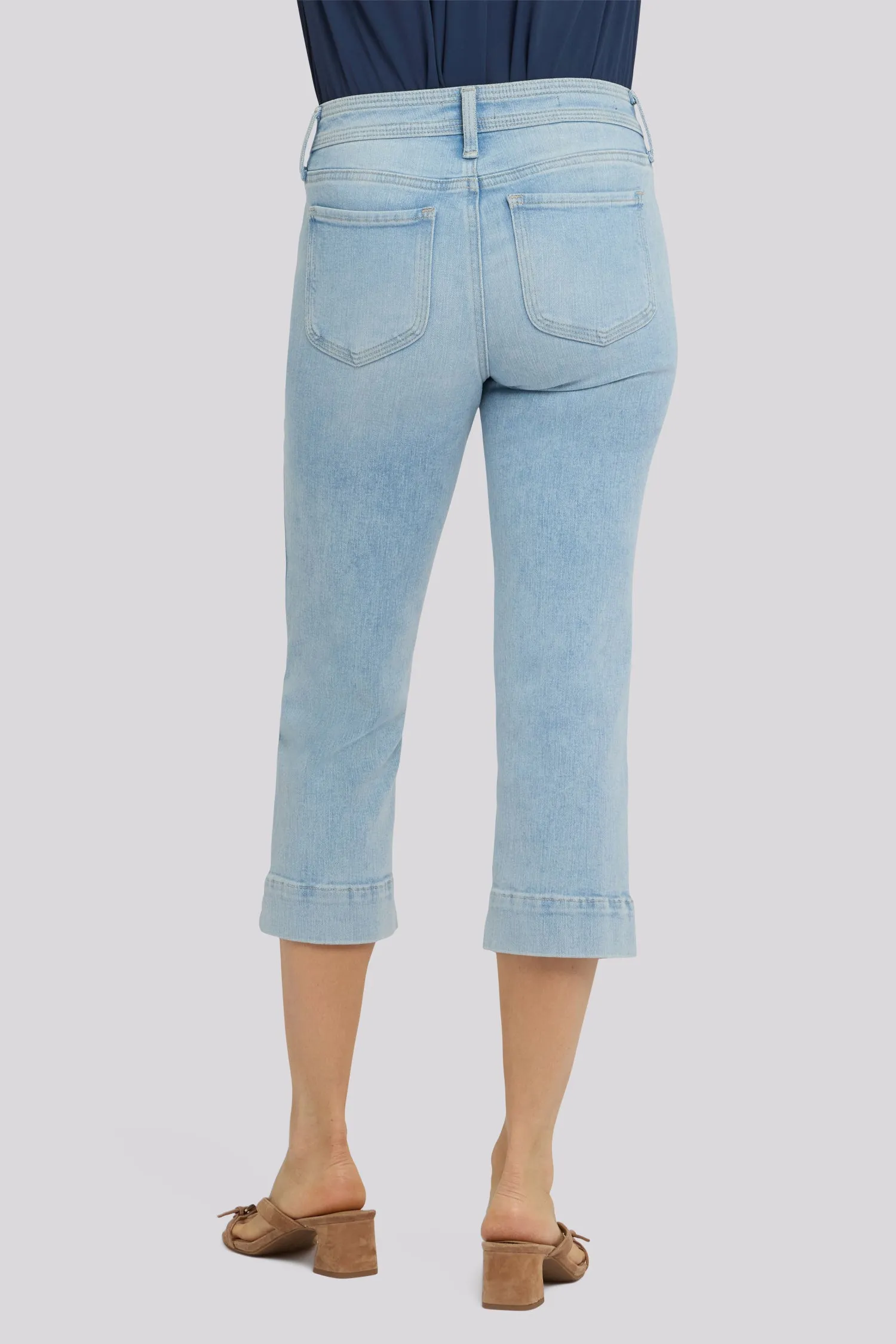 Marilyn Straight Crop Jeans - Keys View sold by NYDJ product image thumbnail 2