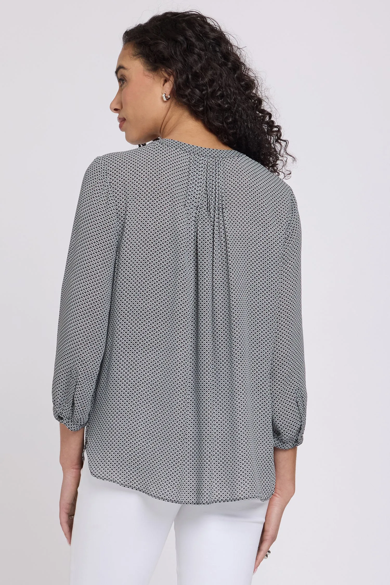 Pintuck Blouse - Night Daisy sold by NYDJ product image thumbnail 2