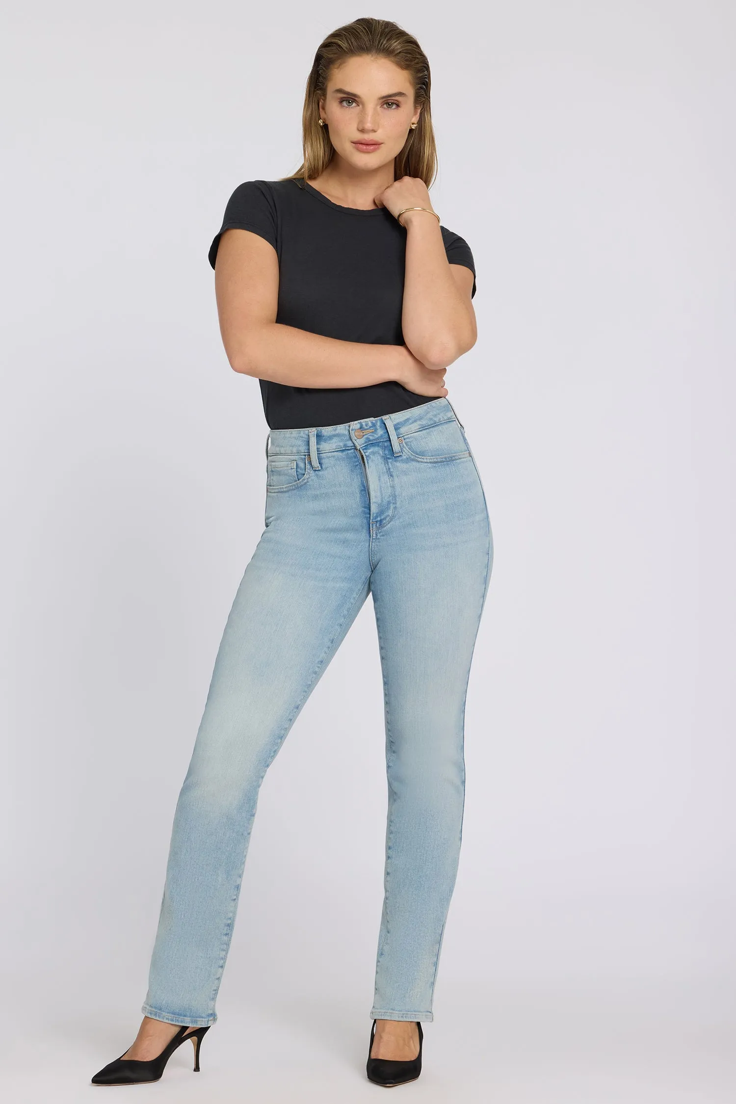 Marilyn Straight Jeans - Keys View sold by NYDJ