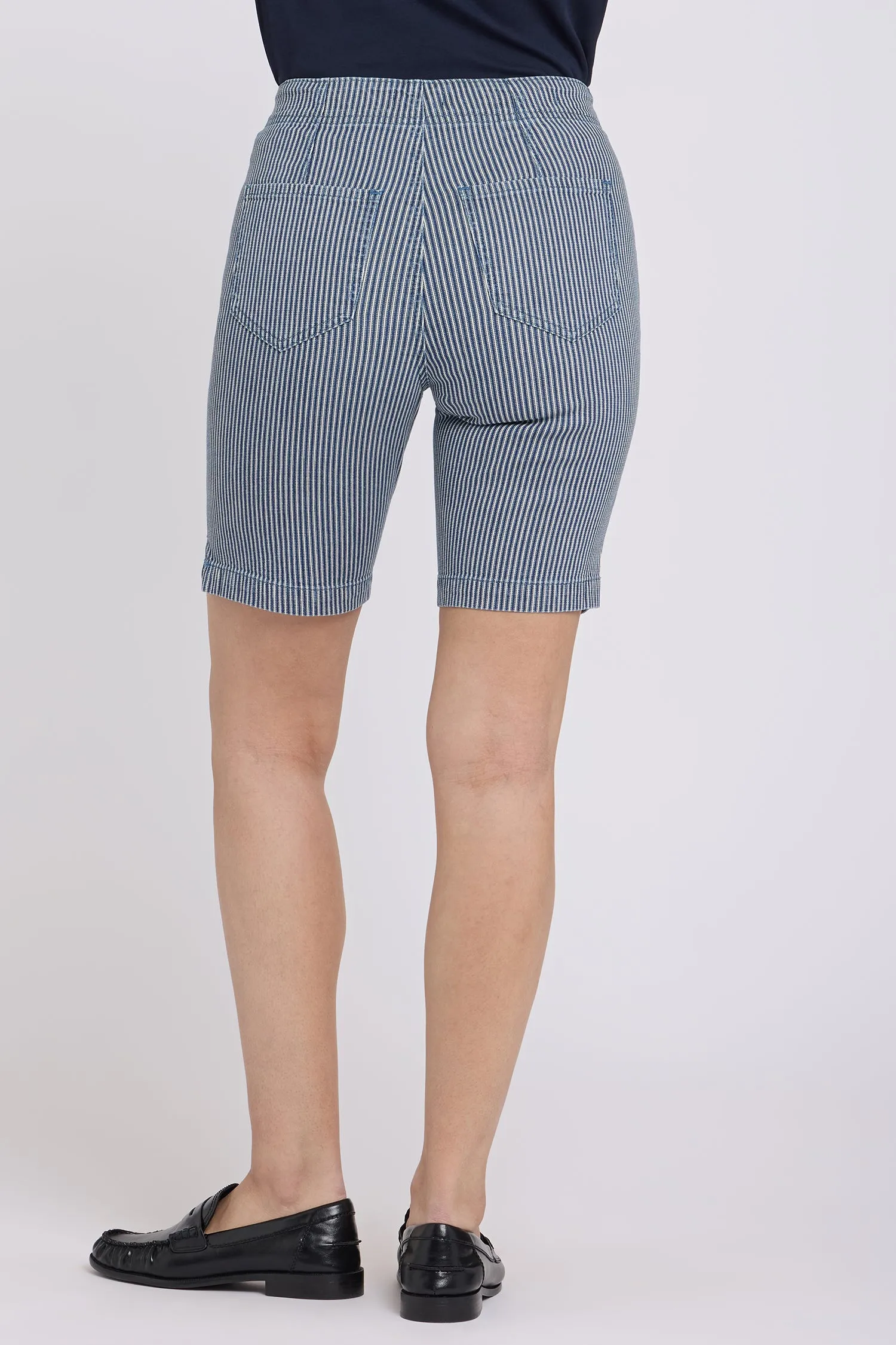 Ella Denim Shorts - Malaga Stripe sold by NYDJ product image thumbnail 3