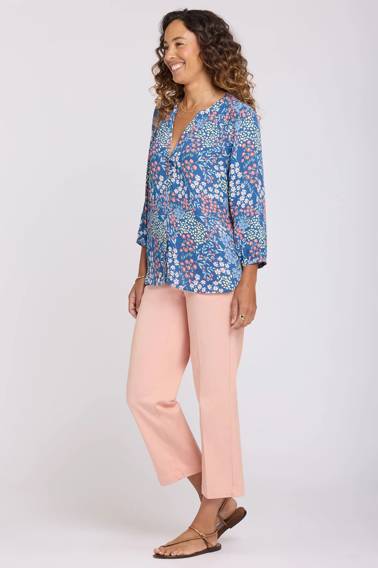 Pintuck Blouse - Walking on Sunshine sold by NYDJ product image thumbnail 3