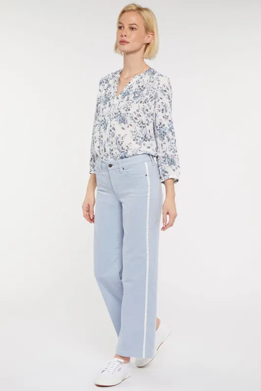 Teresa Wide Leg Ankle Pants - Arctic Ice sold by NYDJ