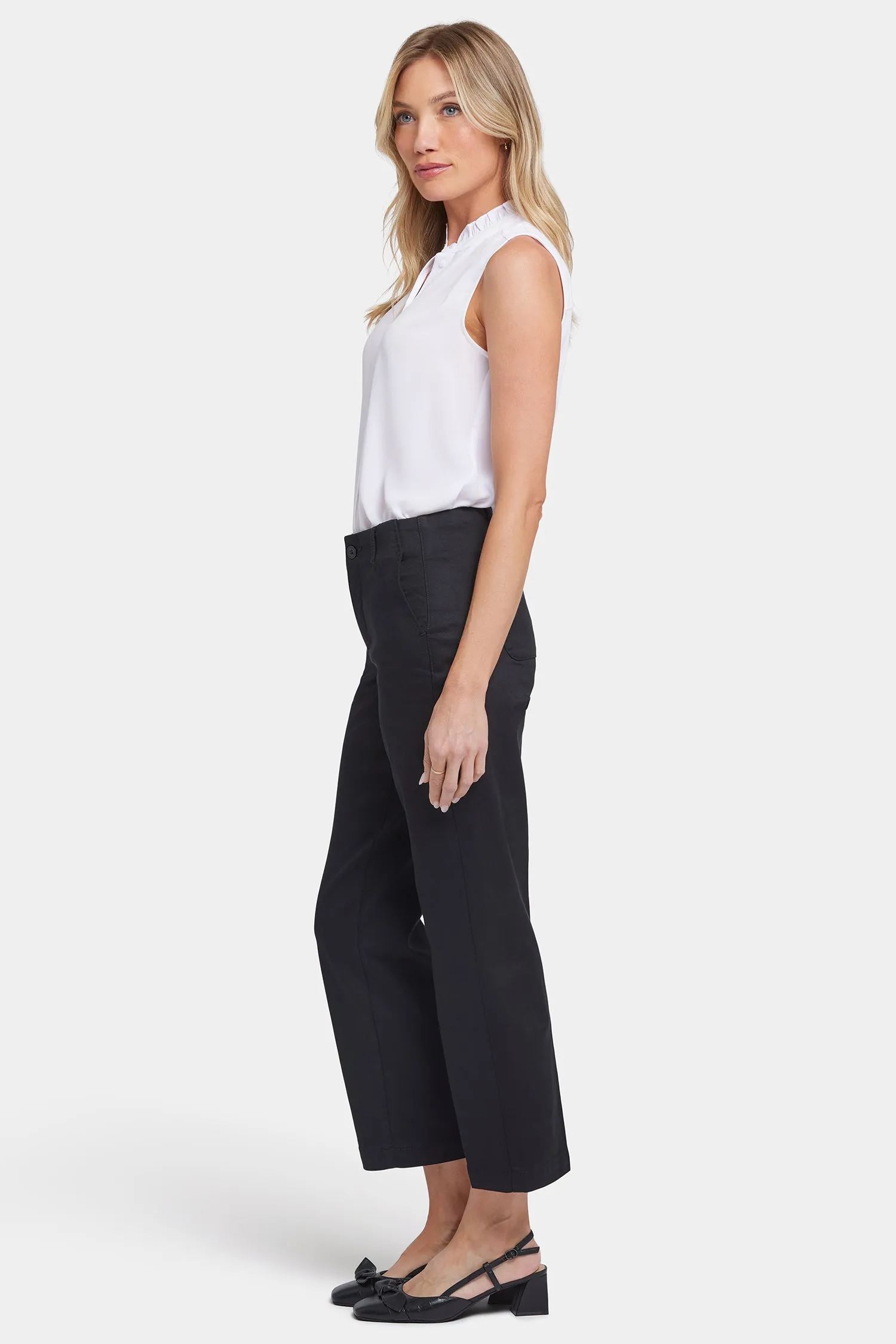 Marilyn Straight Ankle Pants - Black sold by NYDJ product image thumbnail 5