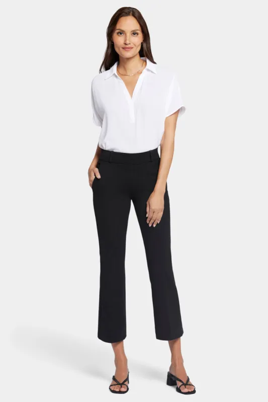 Pull-On Flared Ankle Trouser Pants - Black sold by NYDJ